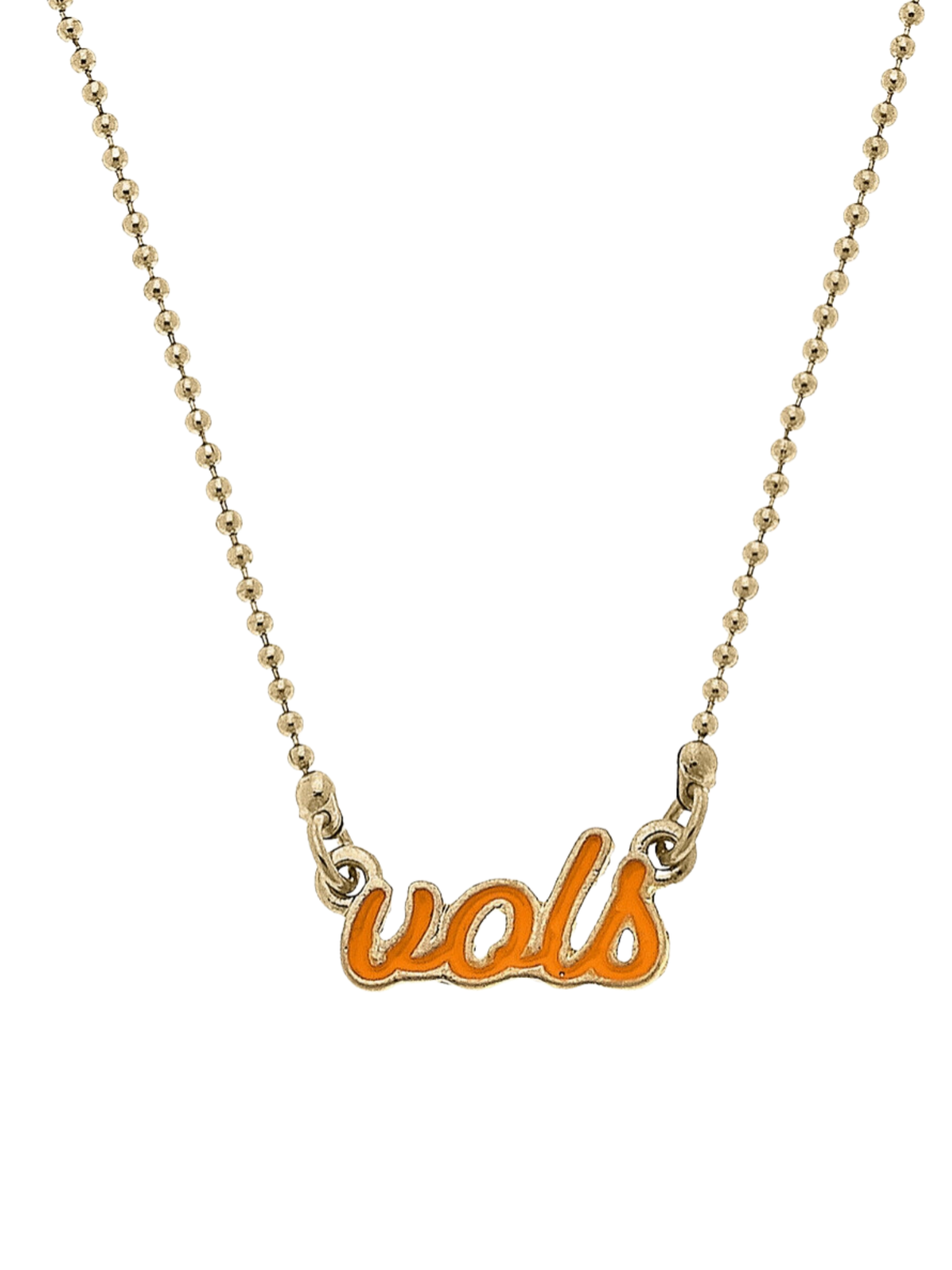Tennessee Vols Enamel Script Necklace