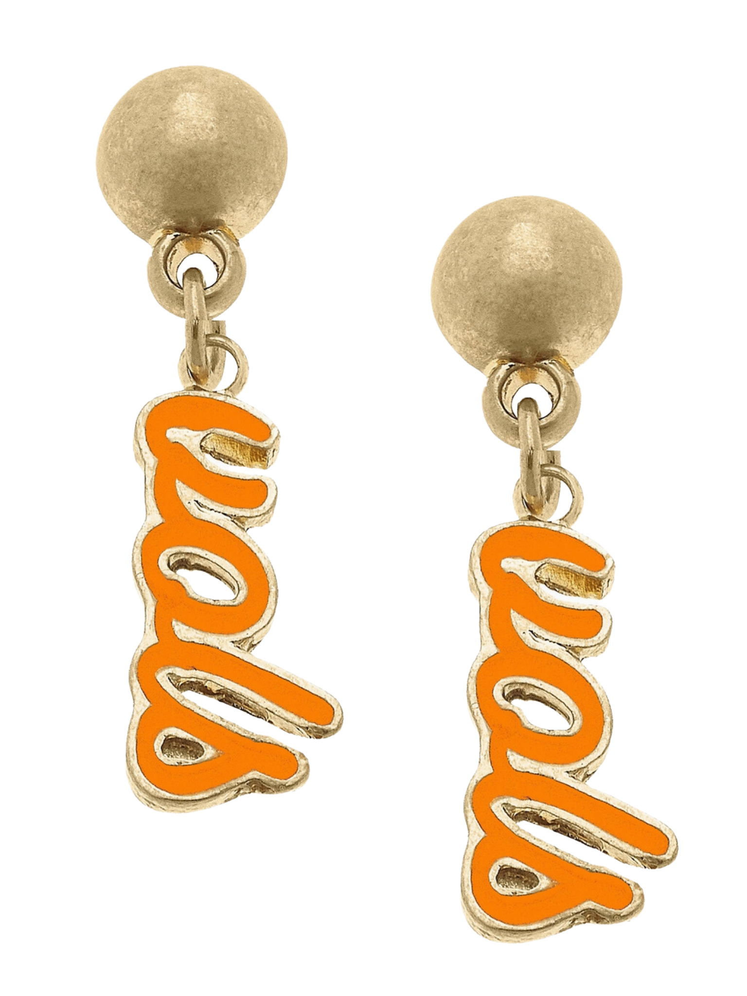 Tennessee Vols Enamel Script Earrings