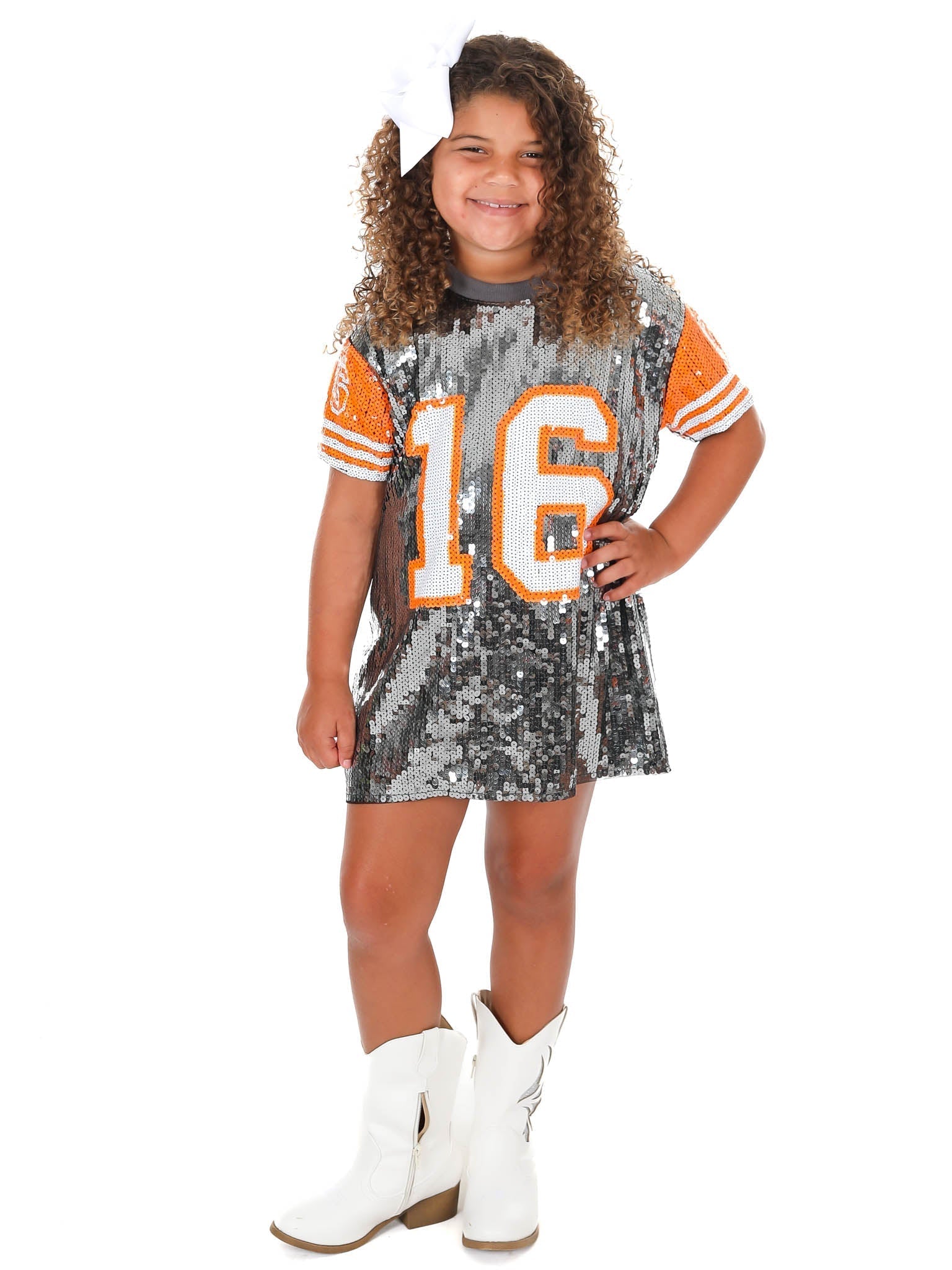 Youth 16 Sequin Jersey Dress