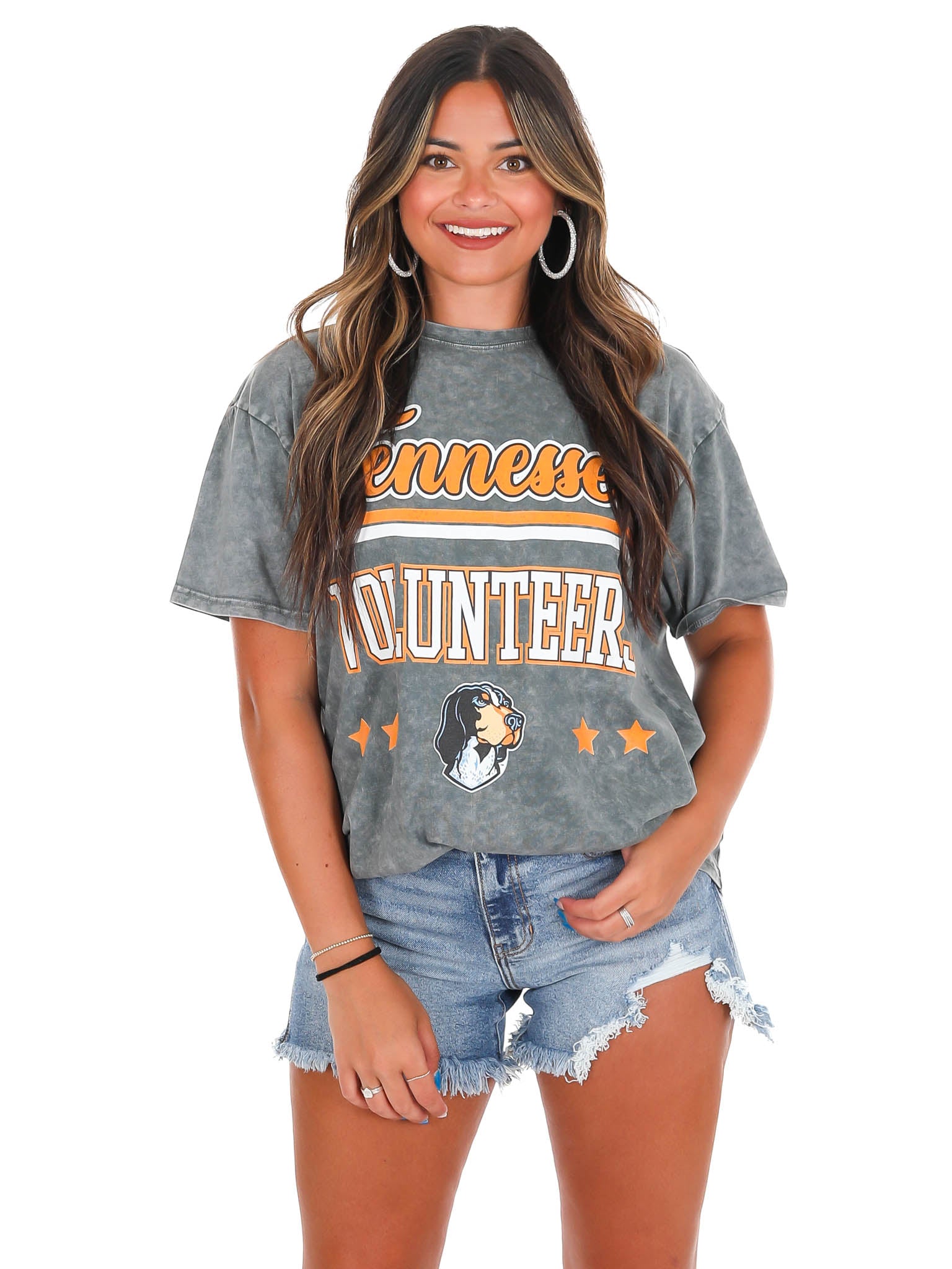Tennessee Volunteers Here to Play Oversized Crewneck Tee