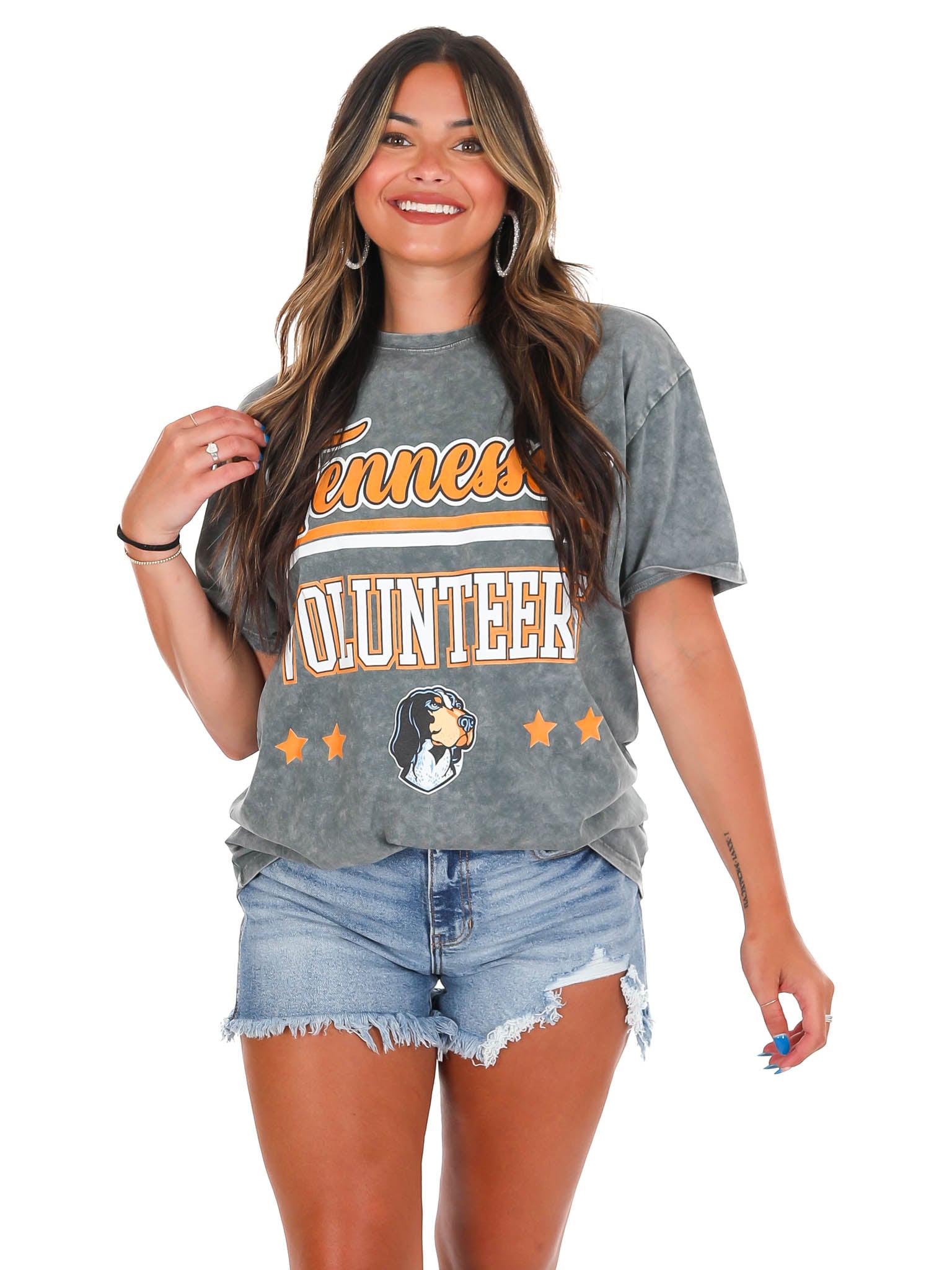 Tennessee Volunteers Here to Play Oversized Crewneck Tee