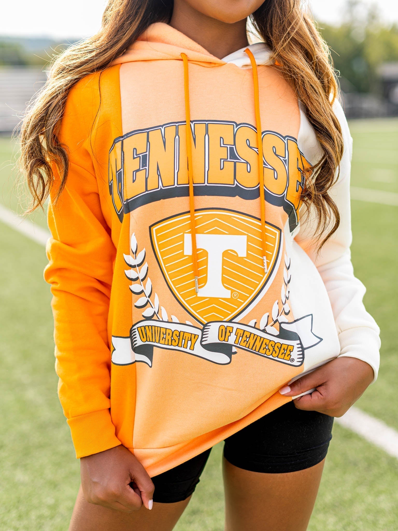 Tennessee Volunteers Colorblock Trio Hoodie