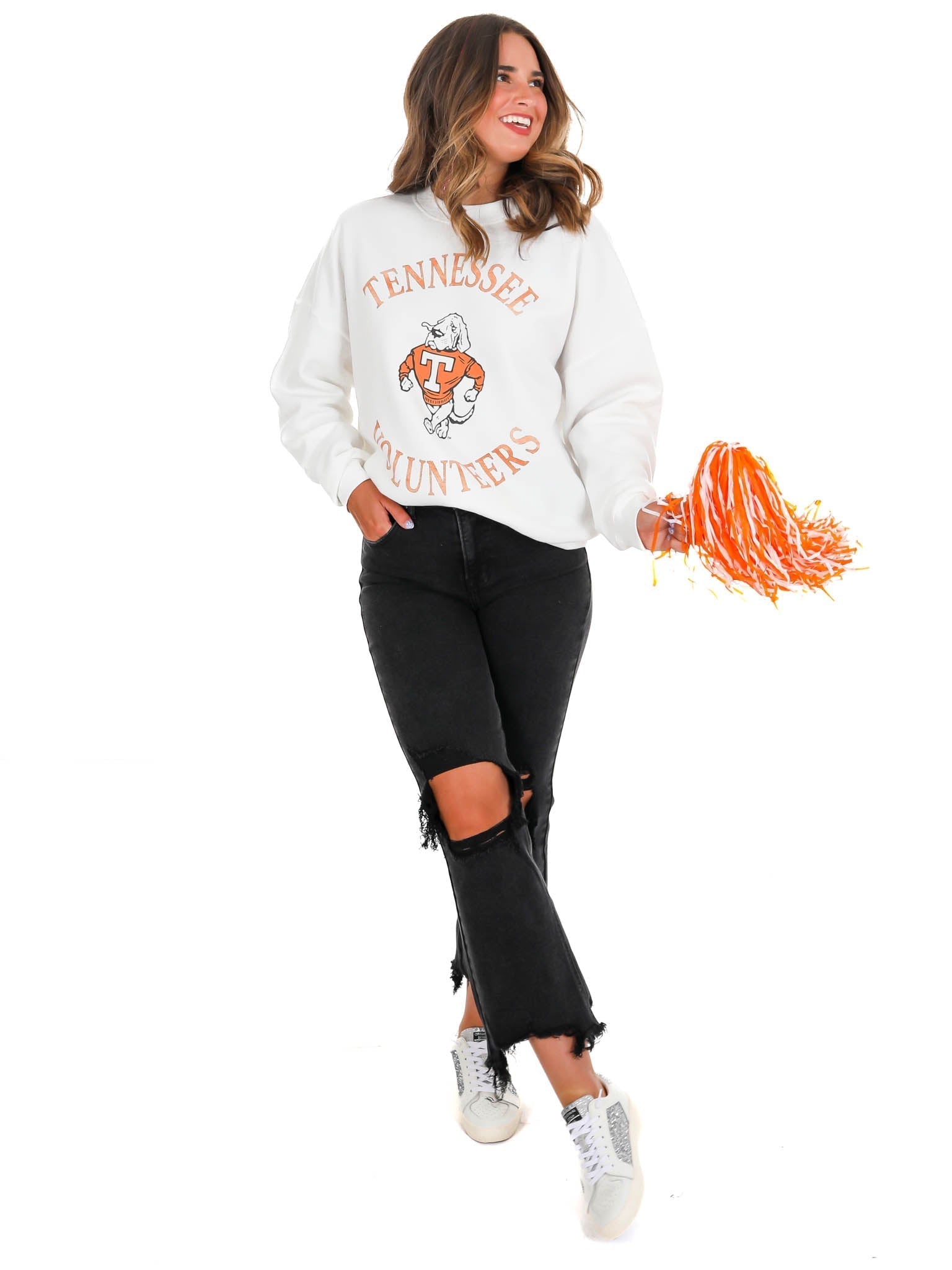 Tennessee Volunteers Play on Premium Crewneck Pullover