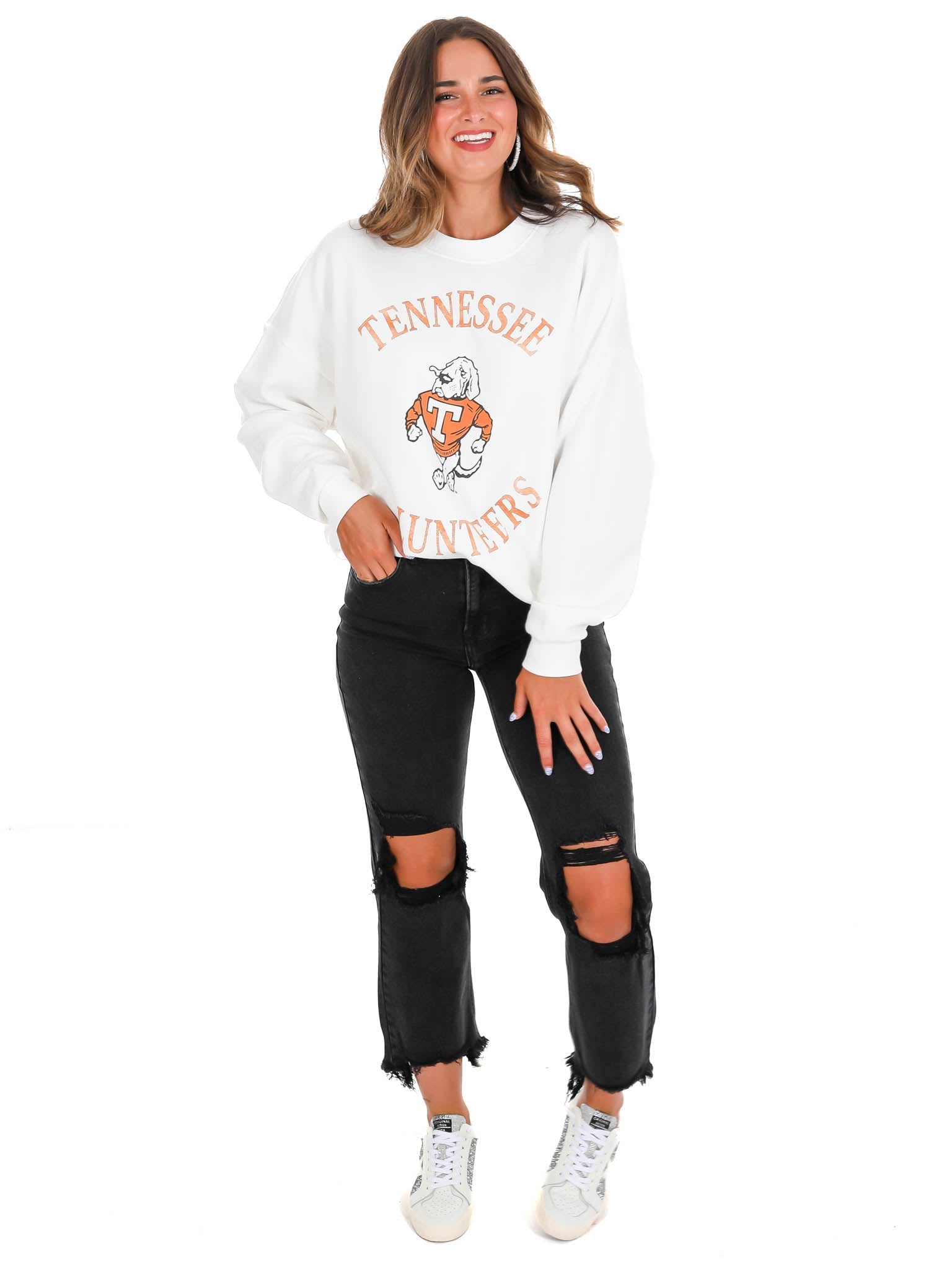 Tennessee Volunteers Play on Premium Crewneck Pullover