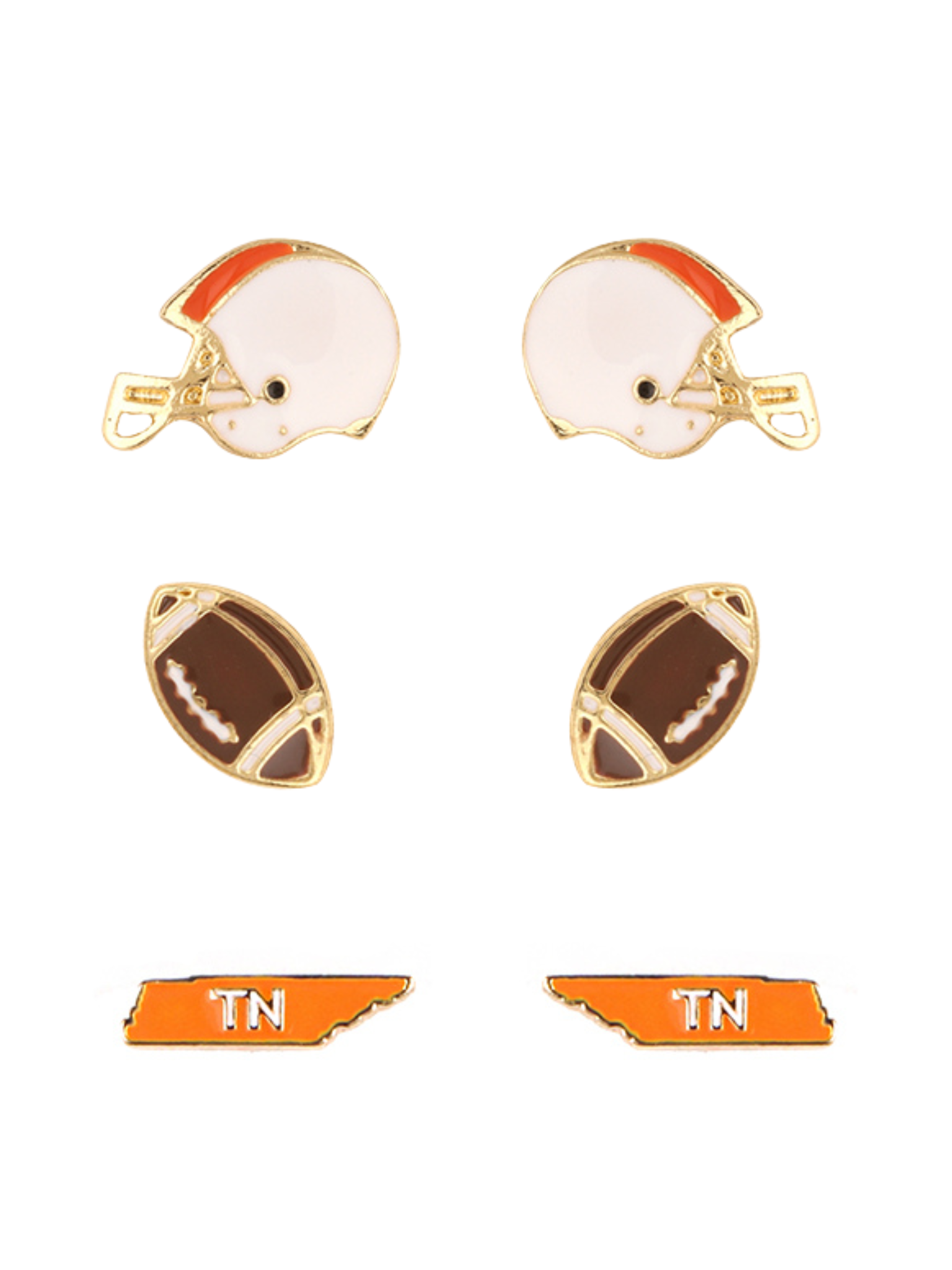 3 Pair Gameday Earring Set