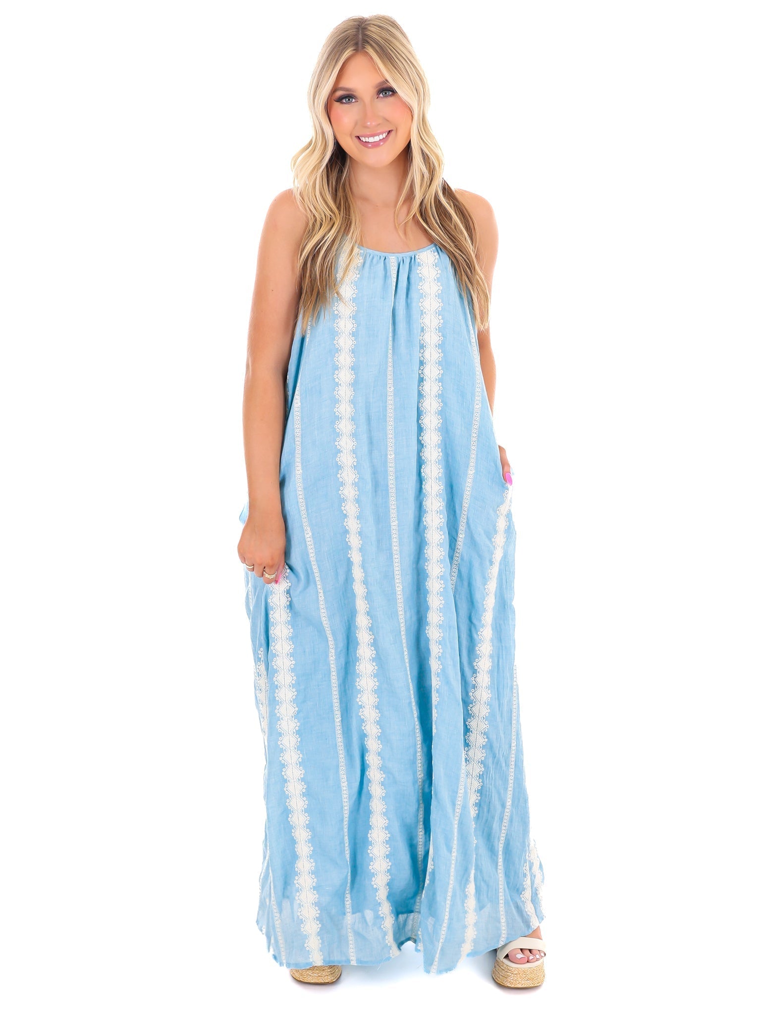 Without Me Contrast Shift Dress