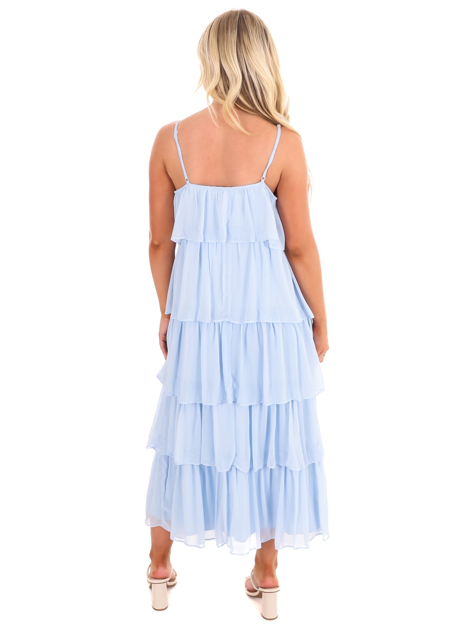 Admire You Tiered Midi Dress