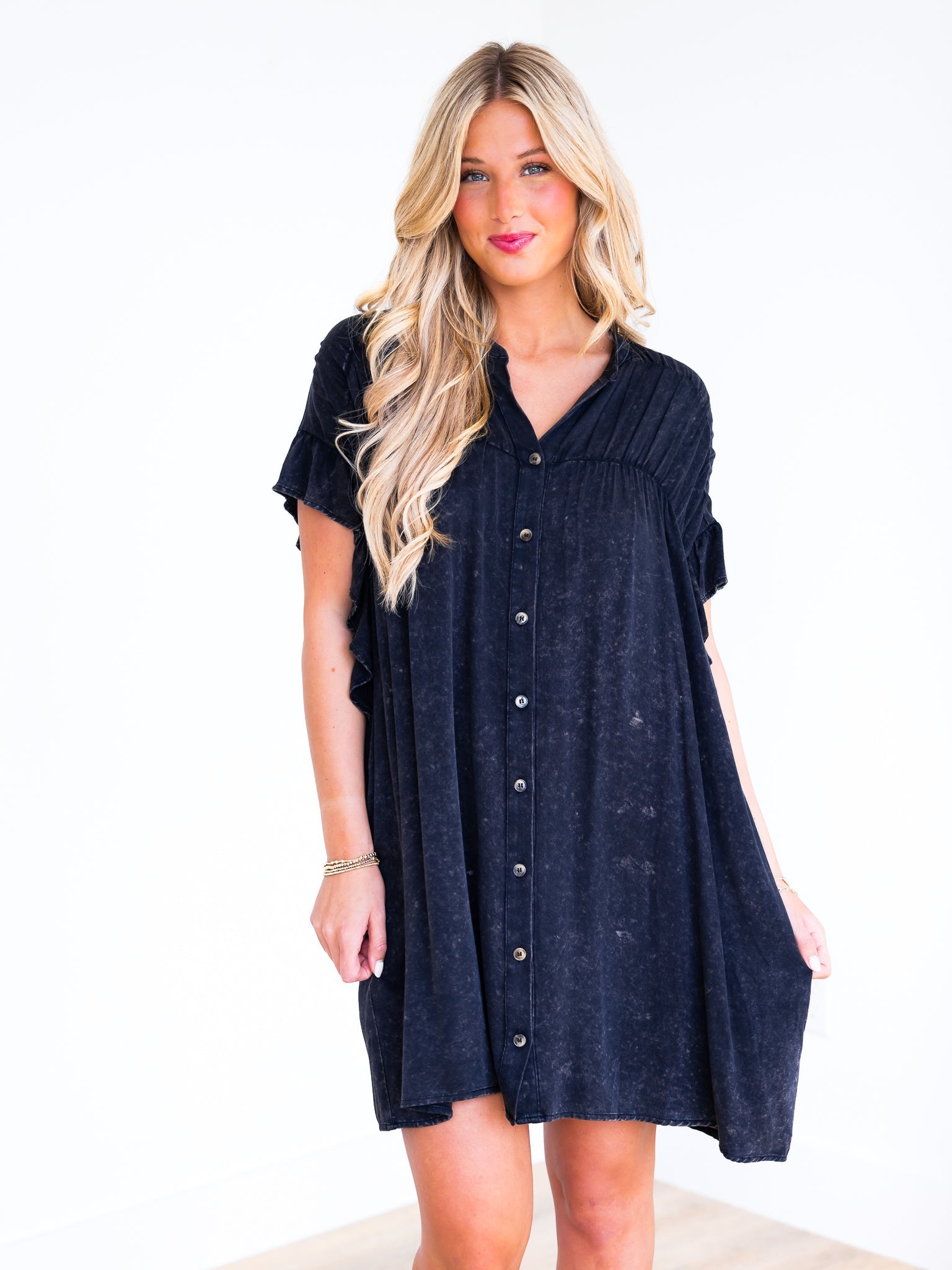 When She Loved Me Denim Dress