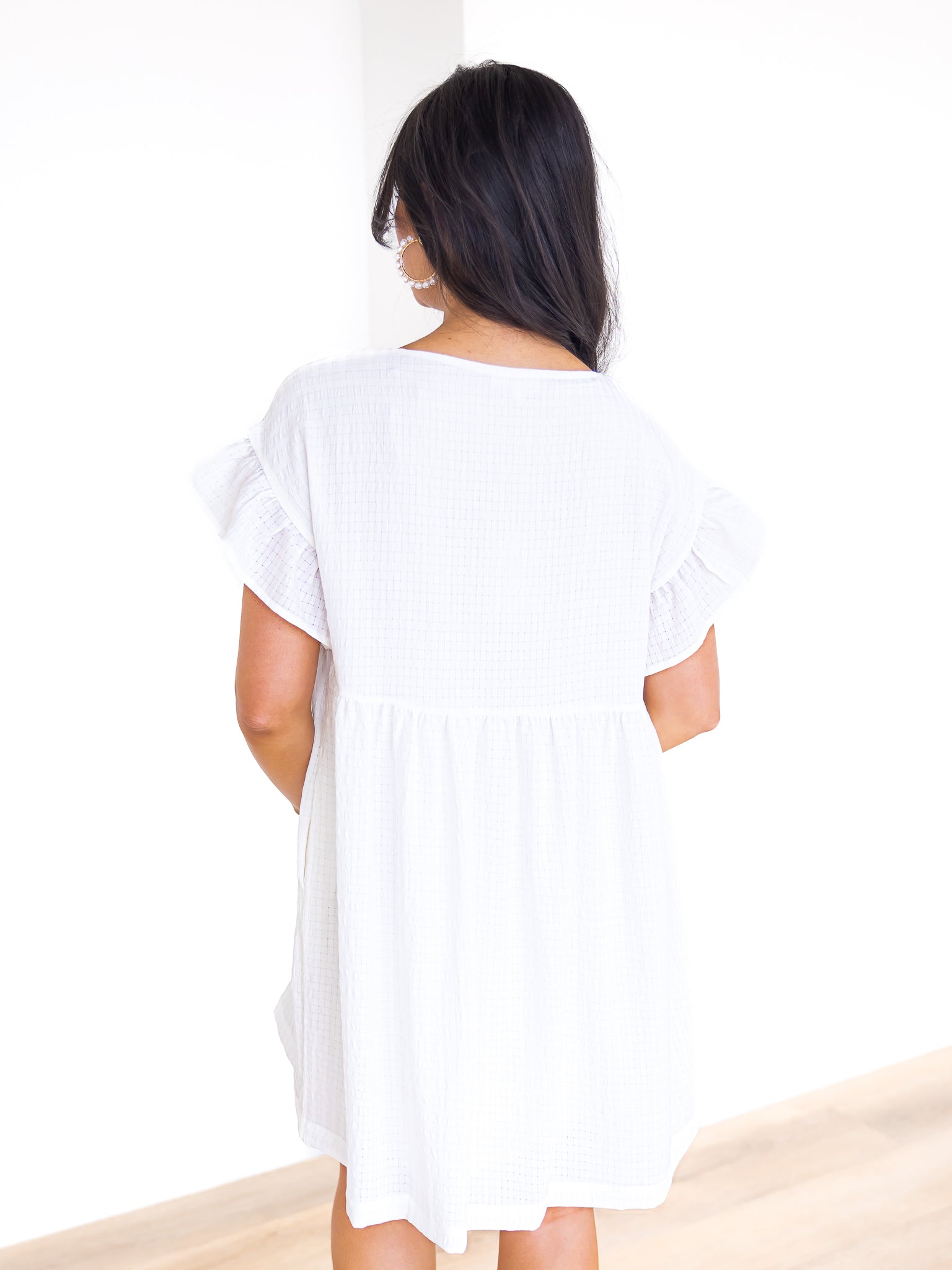 At All Cost Textured Mini Dress