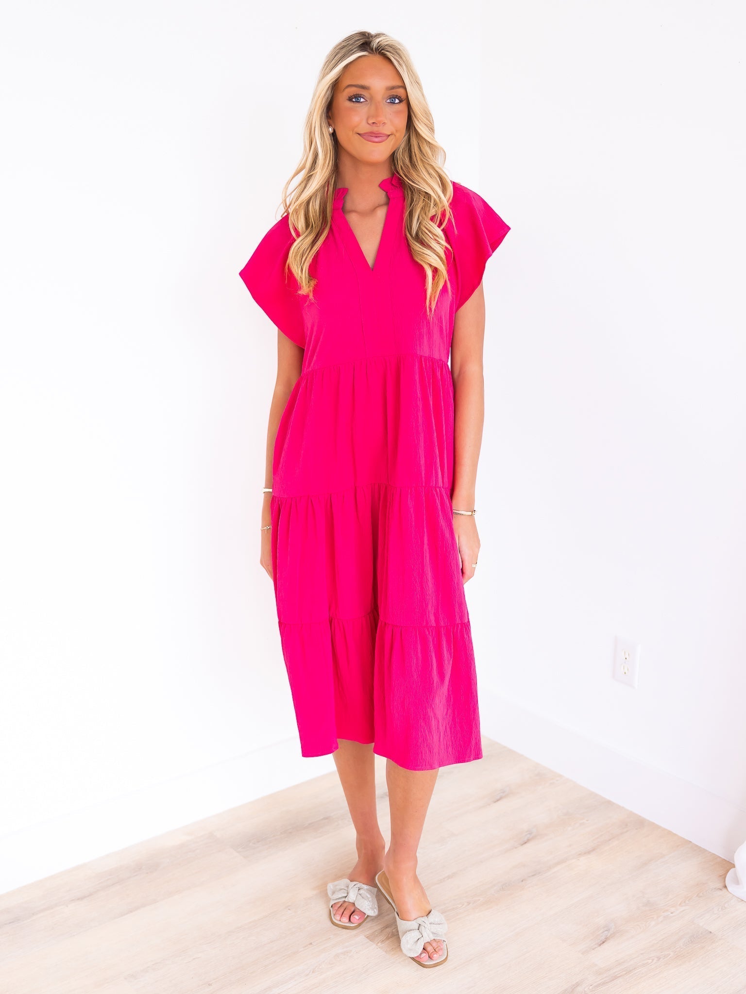 Yes Please Tiered Maxi Dress