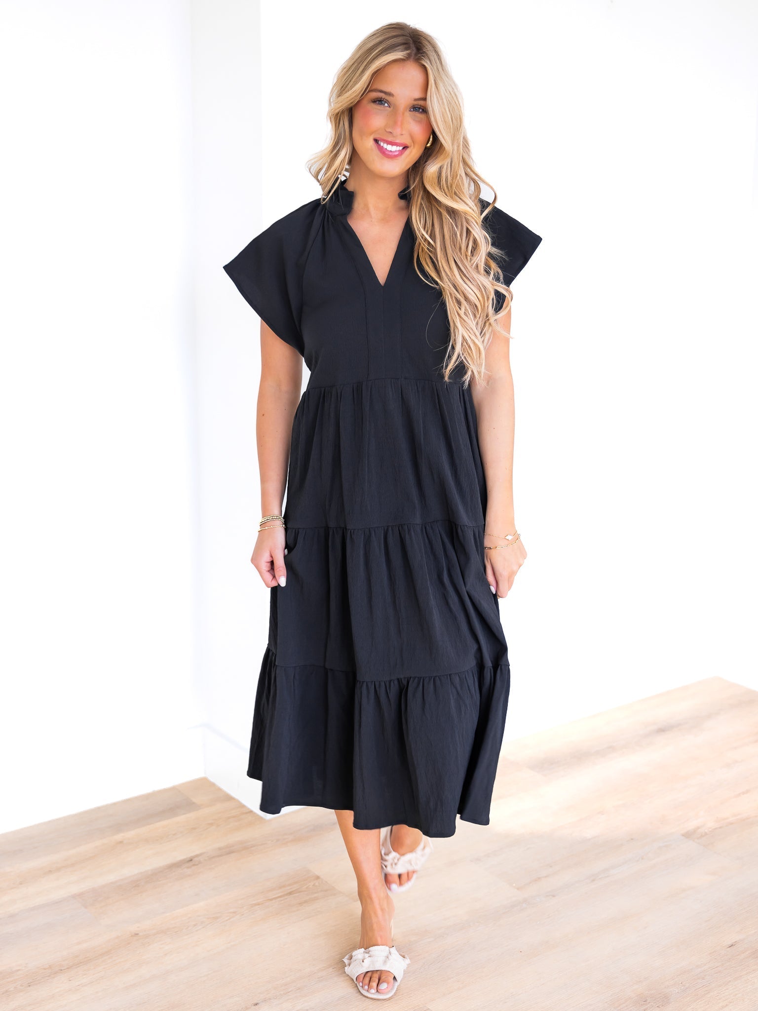 Yes Please Tiered Maxi Dress