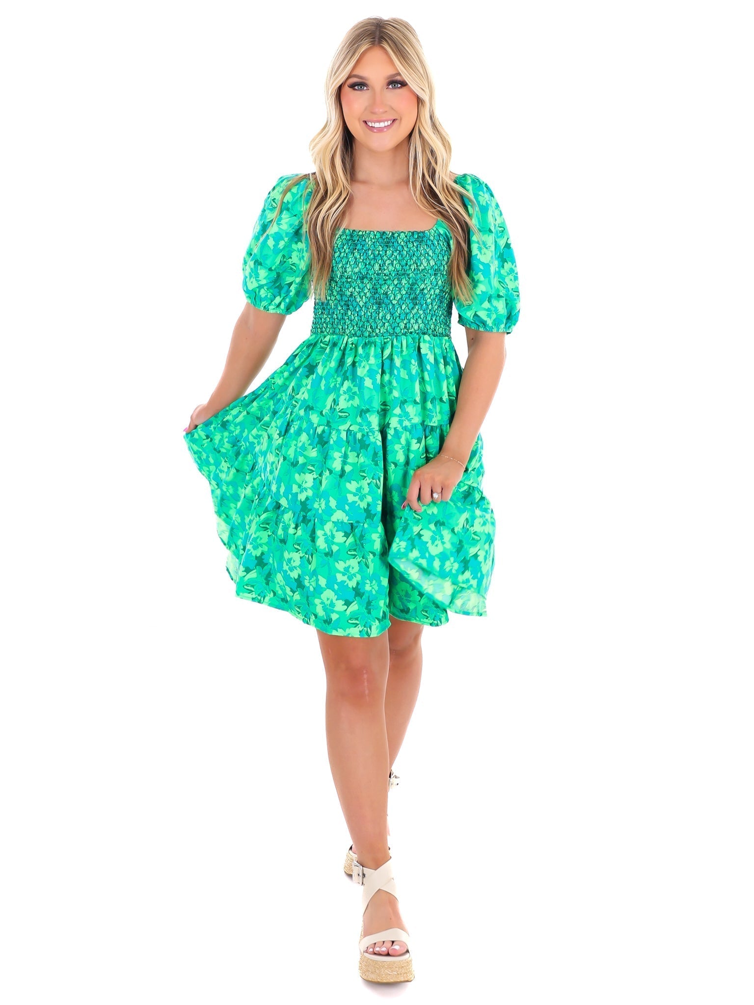 Chase Her Floral Mini Dress