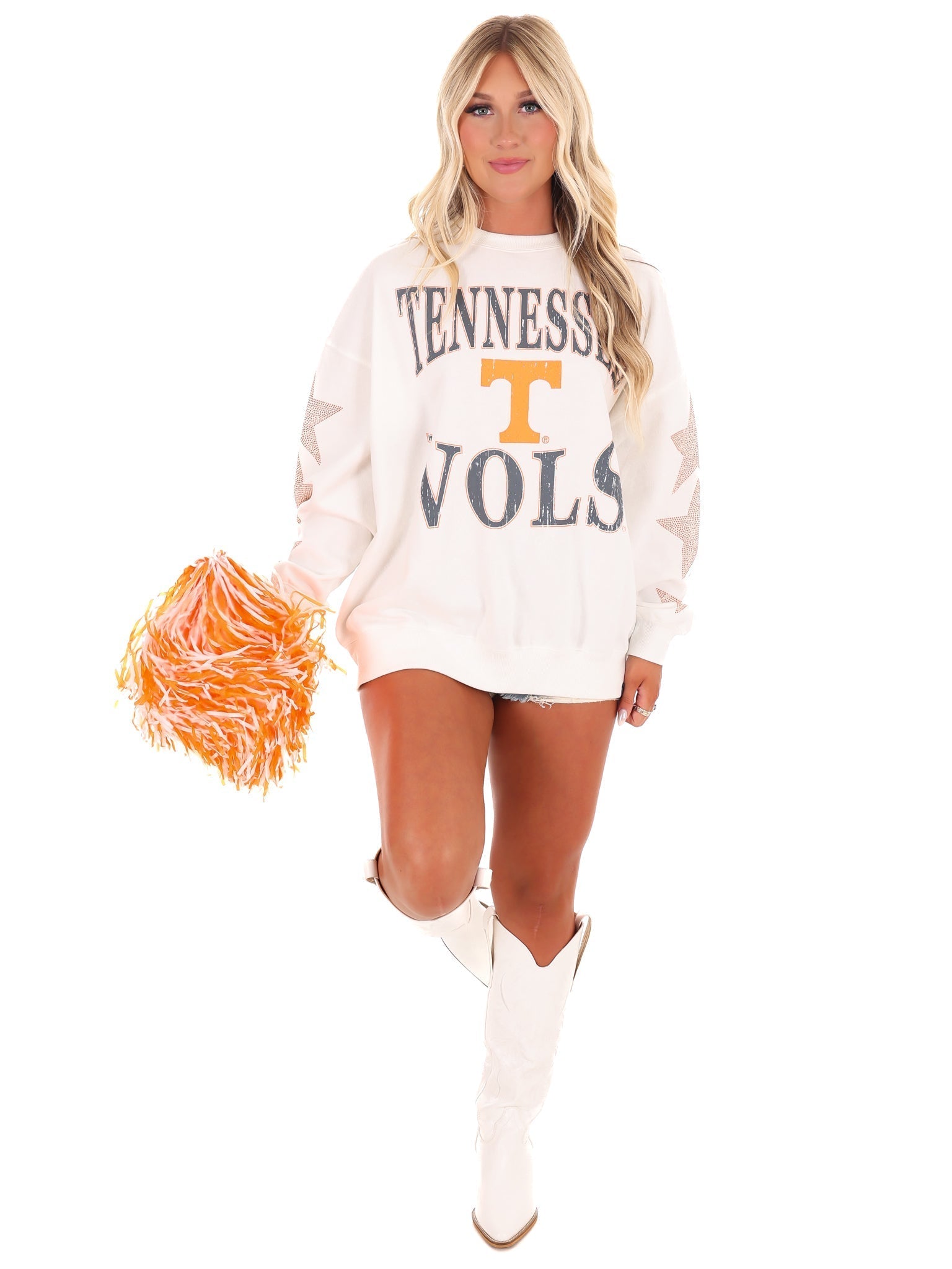 Tennessee Wynn Star Sleeve Crew