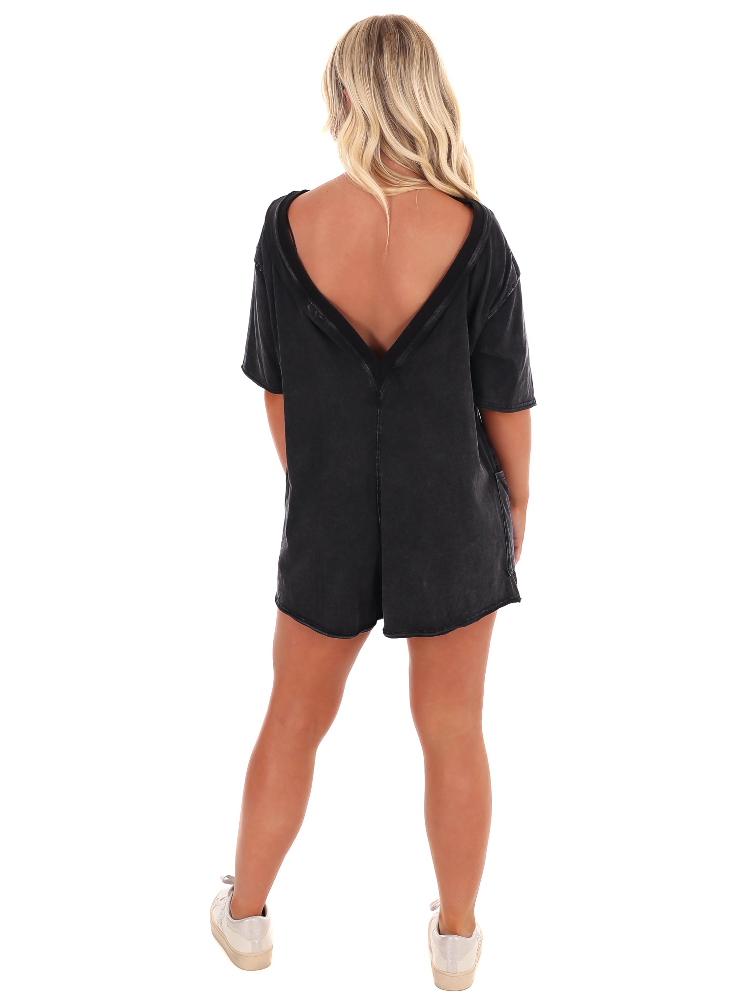 All Yours Washed Romper