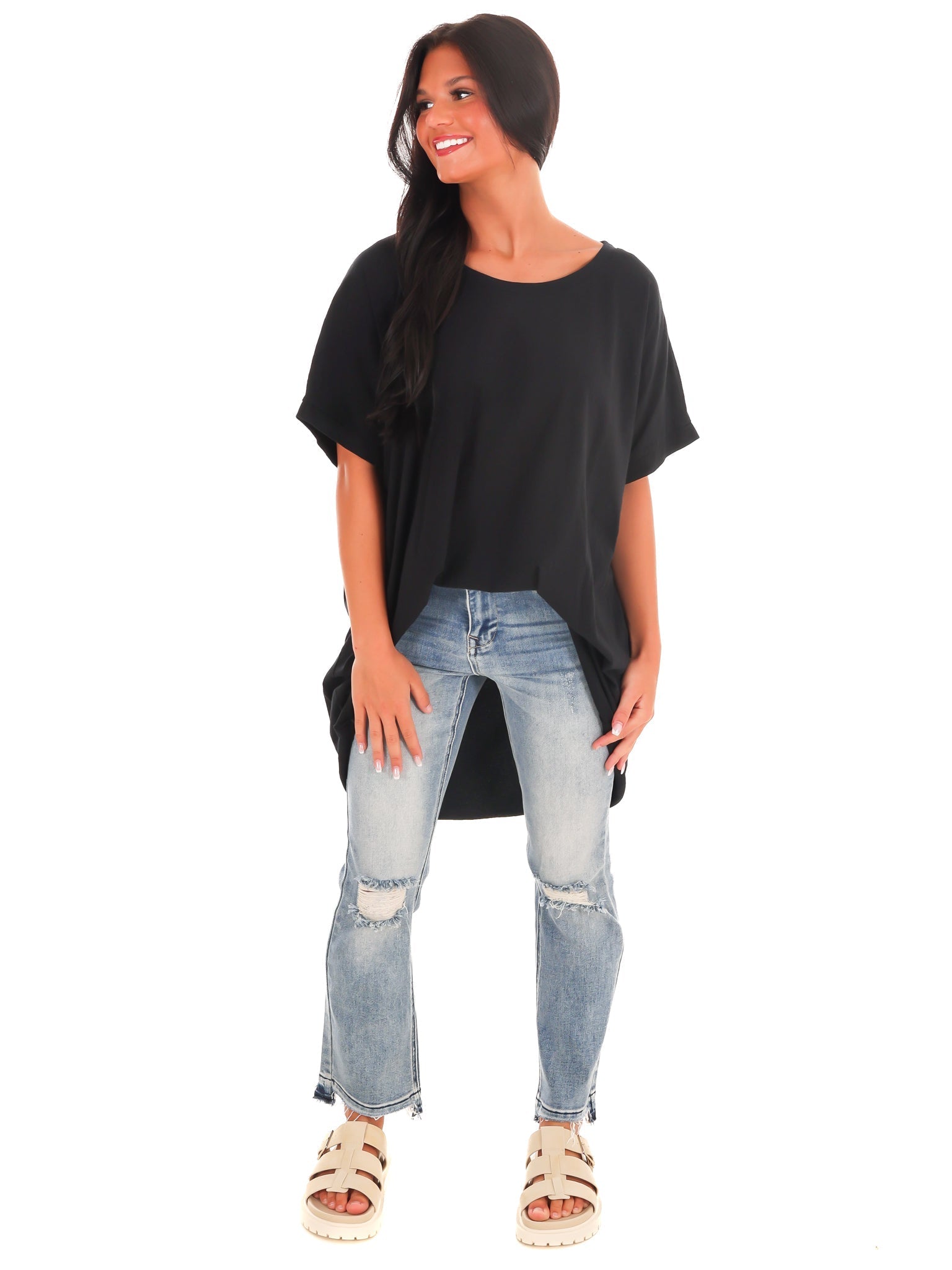 Timeless Trend High Low Top