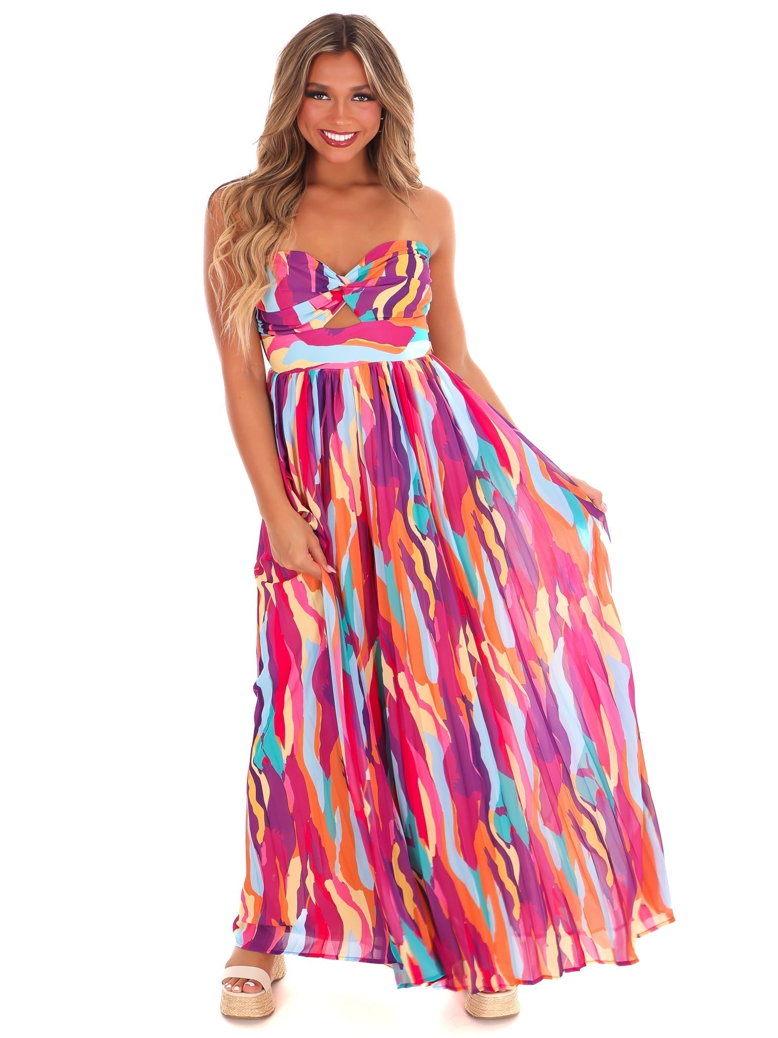 Wear Your Confidence Print Jumpsuit