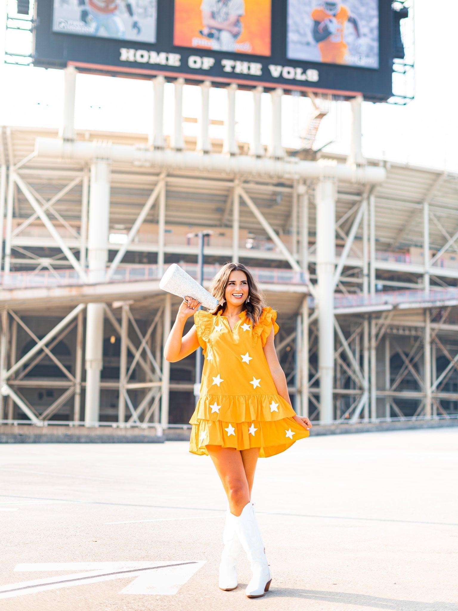 Win It All Sequin Star Dress