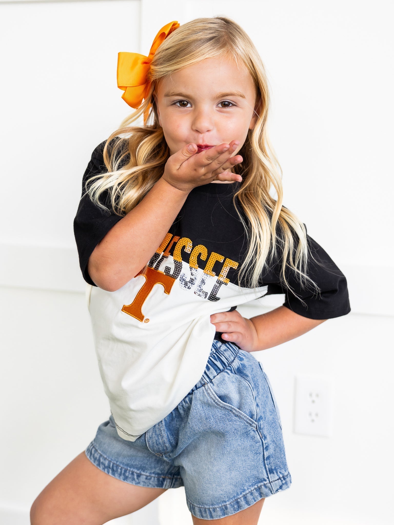 Youth Tennessee Volunteers Colorblock Tee