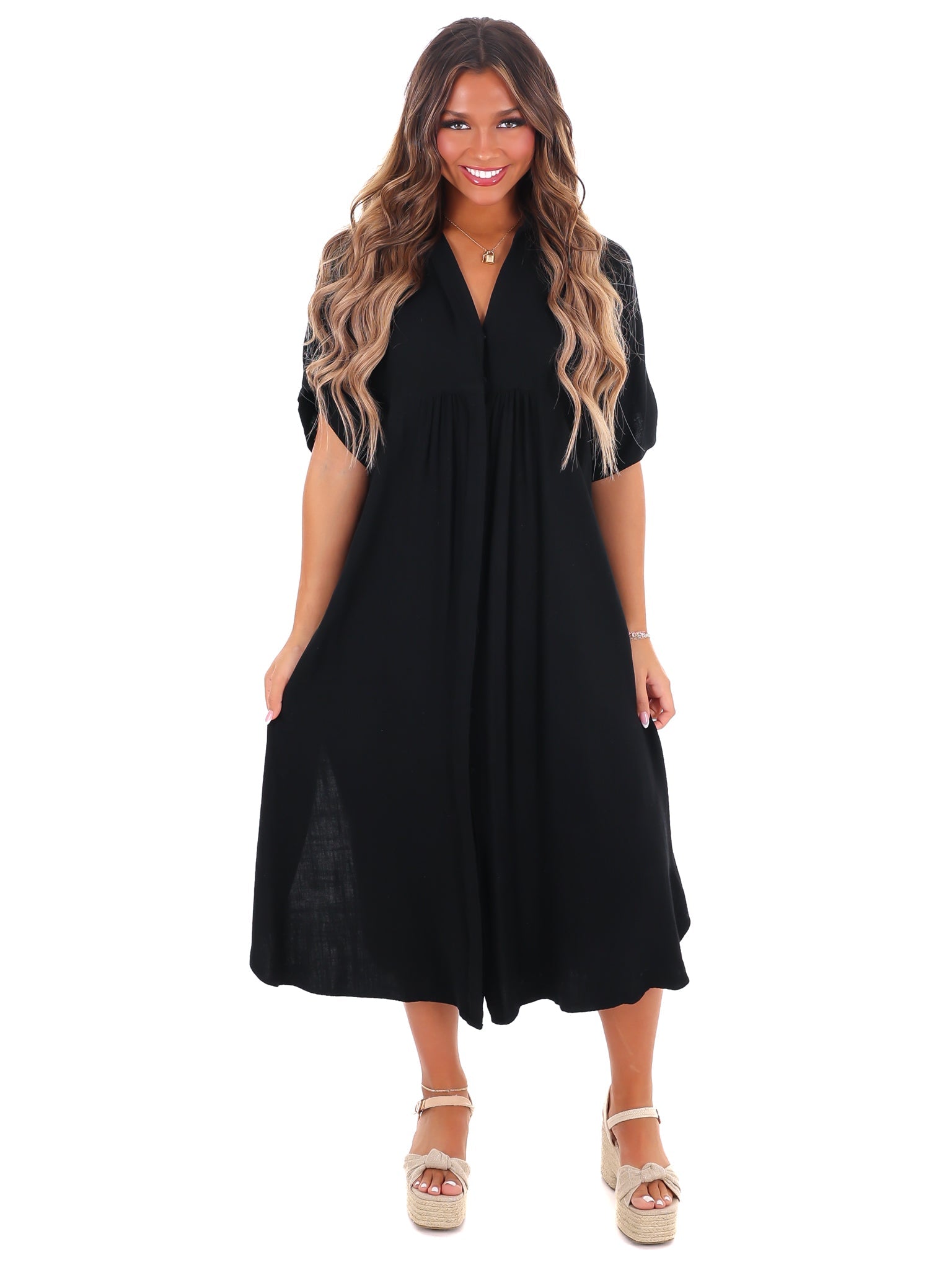 For the Moment Midi Dress