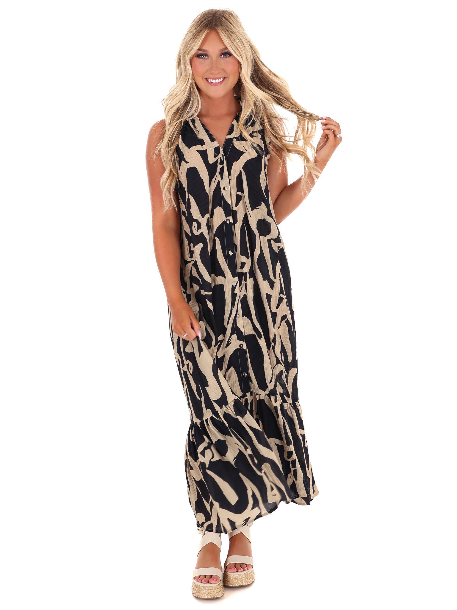 Breezy Bliss Halter Dress