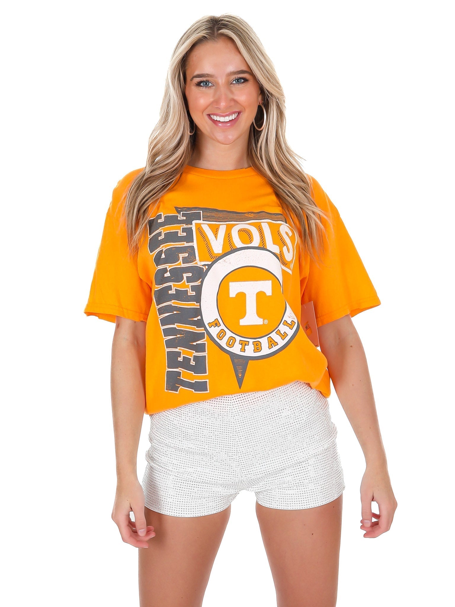 Vols Football Spree Thrifted Tee