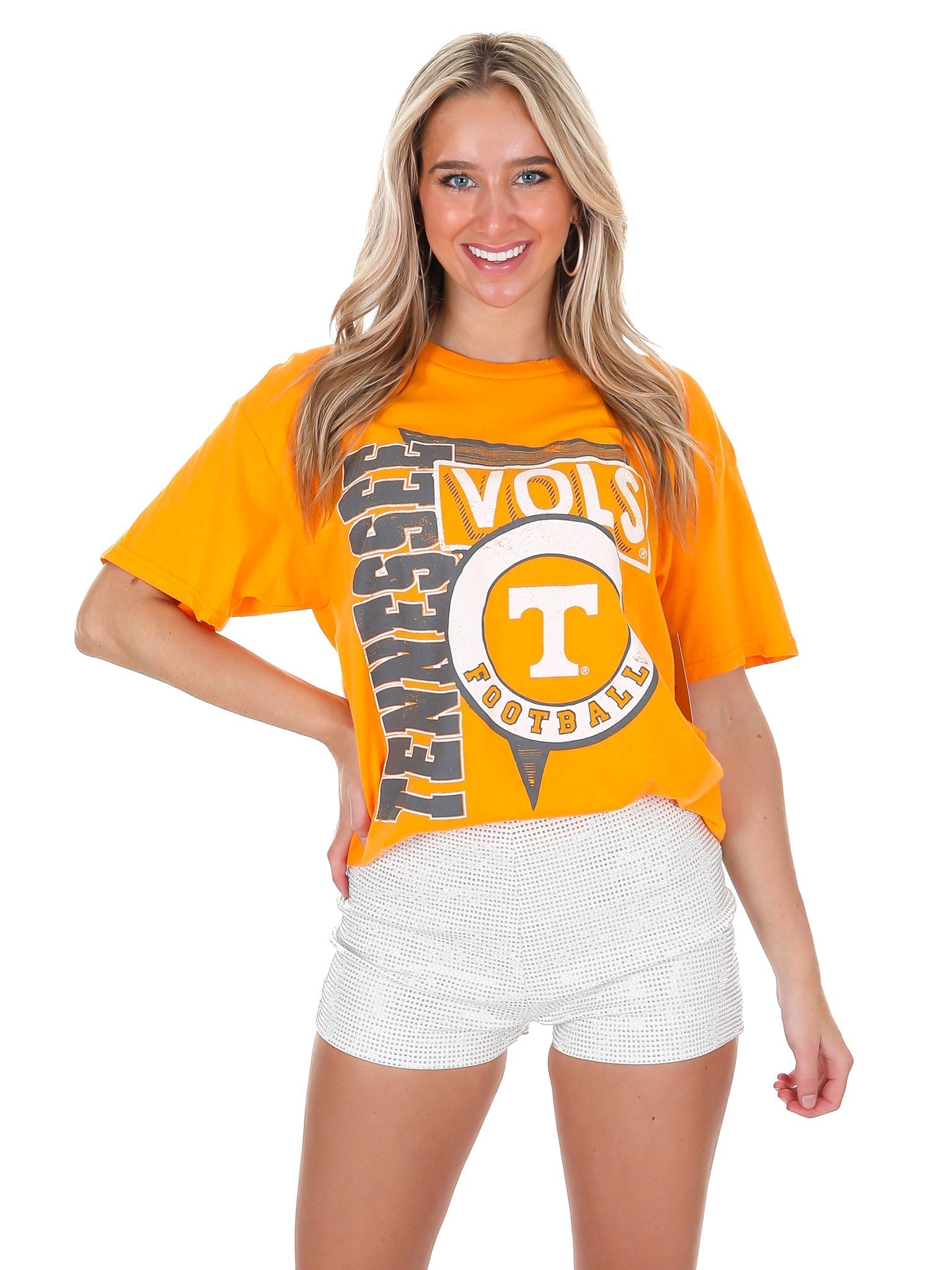 Vols Football Spree Thrifted Tee