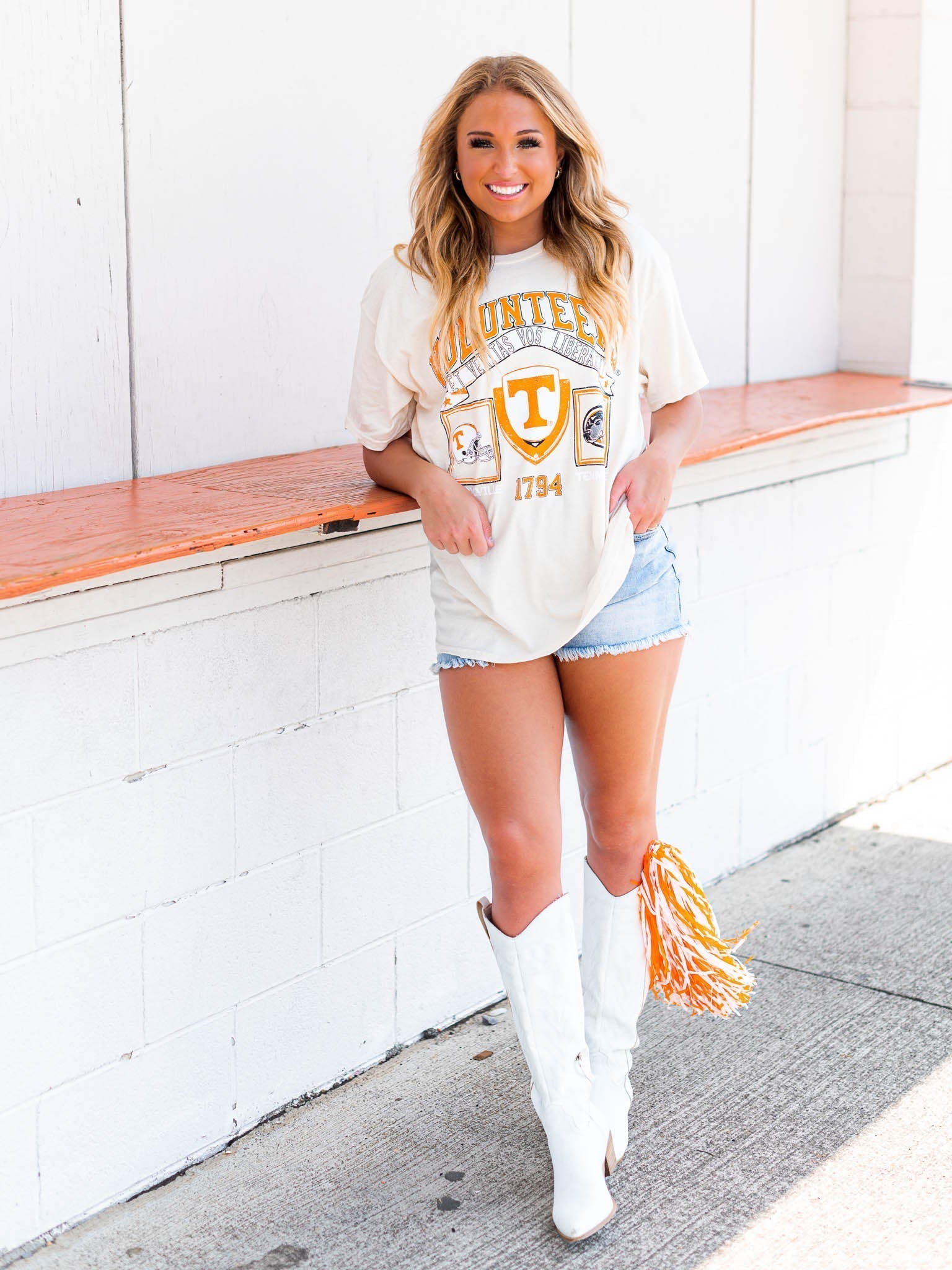 Vols Prep Patch Thrifted Tee