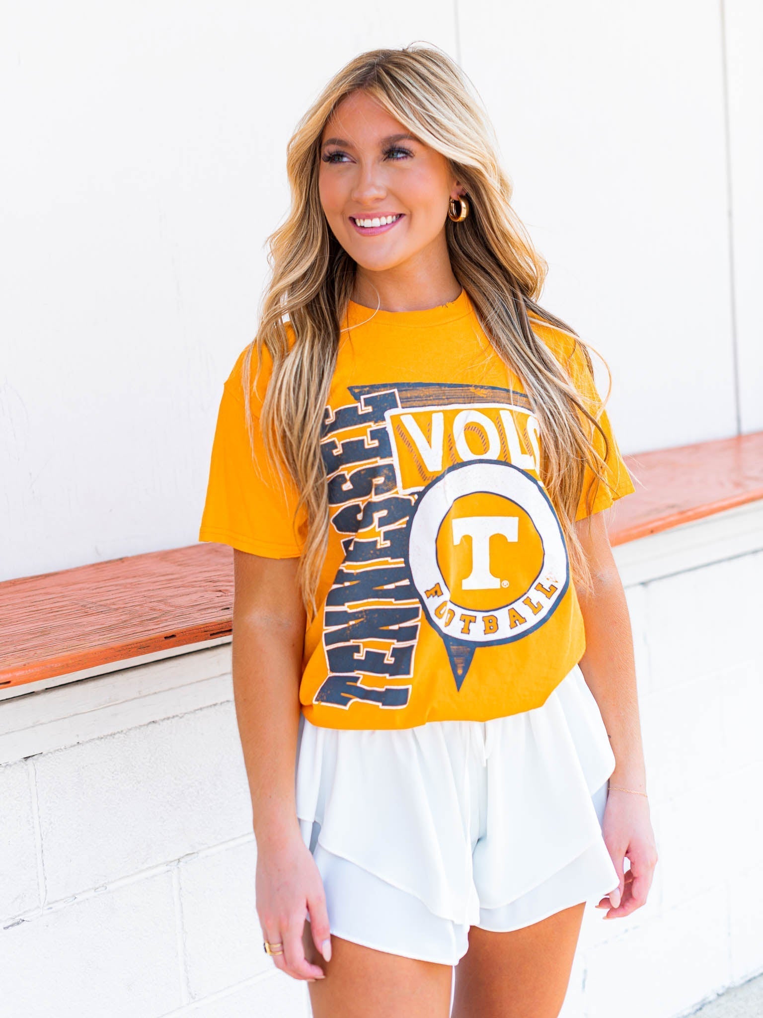 Vols Football Spree Thrifted Tee