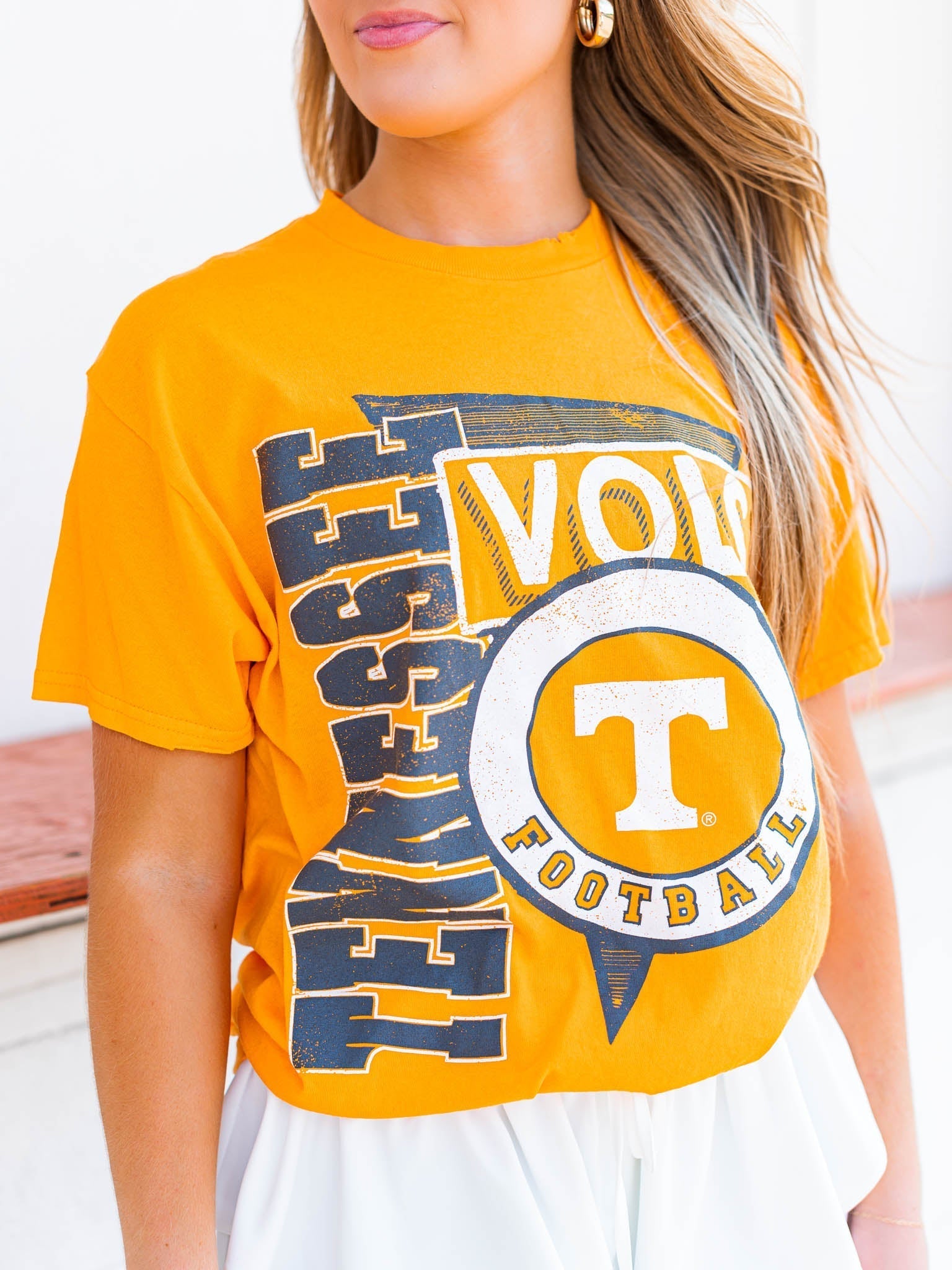 Vols Football Spree Thrifted Tee