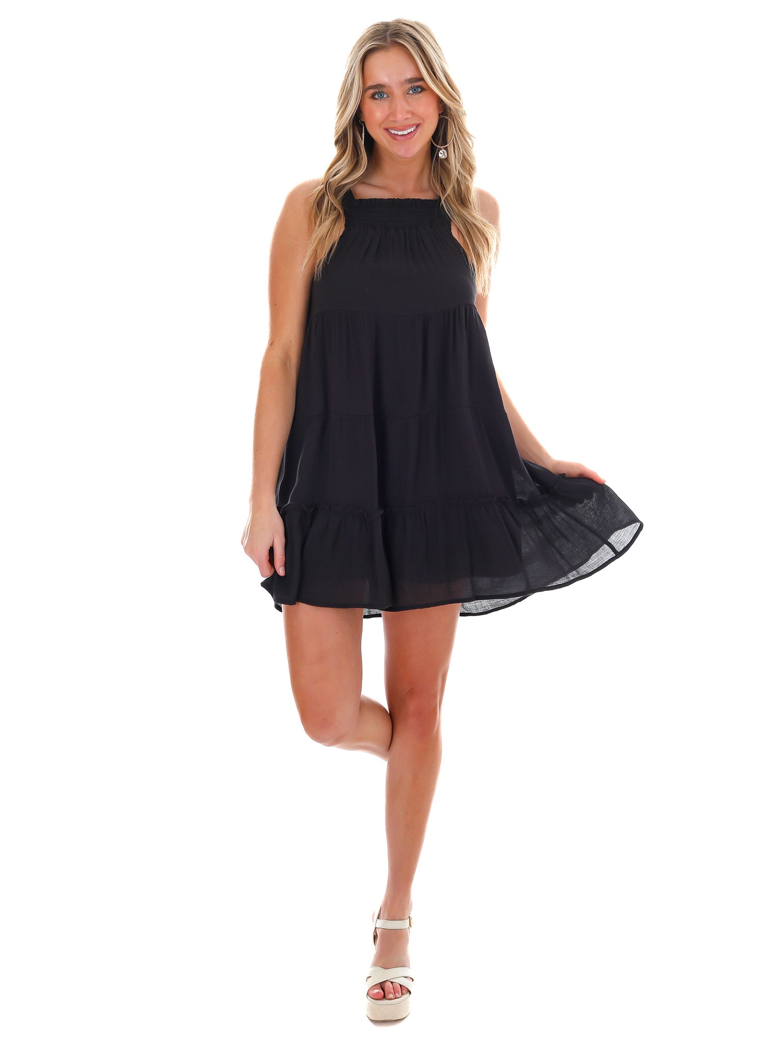 The Good Kind Tiered Mini Dress