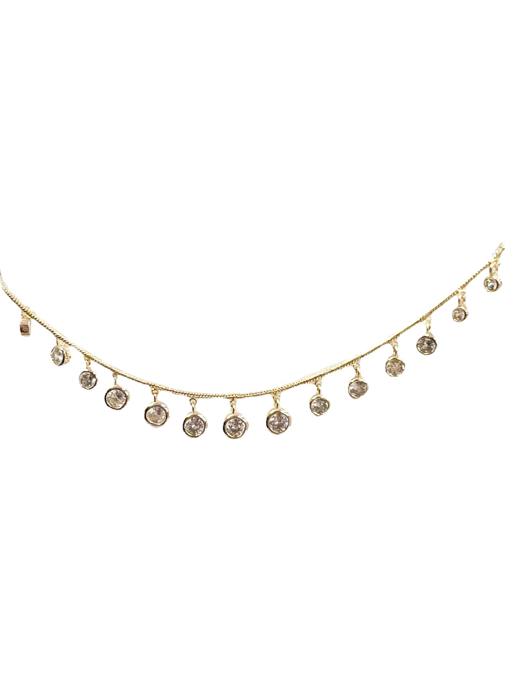 Augusta Diamond Drop Chocker