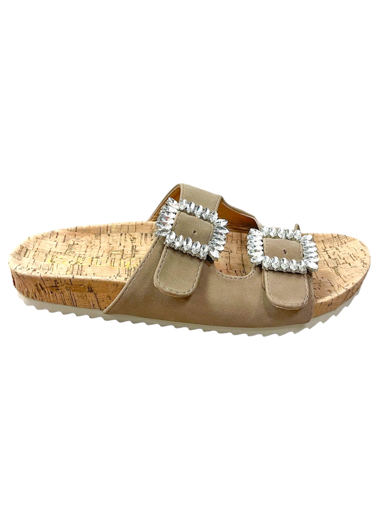 Jamie Rhinestone Slide Sandal