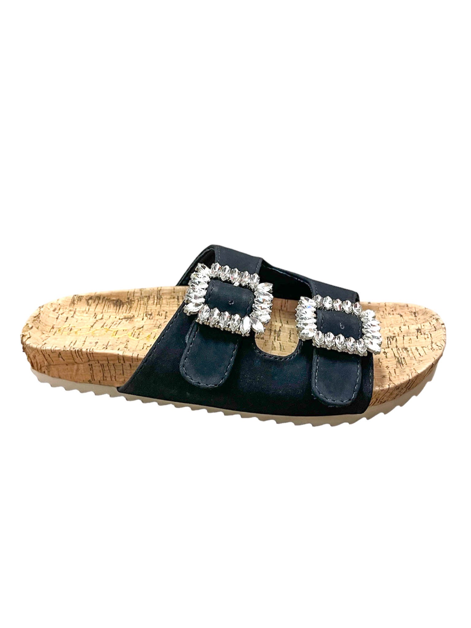 Jamie Rhinestone Slide Sandal