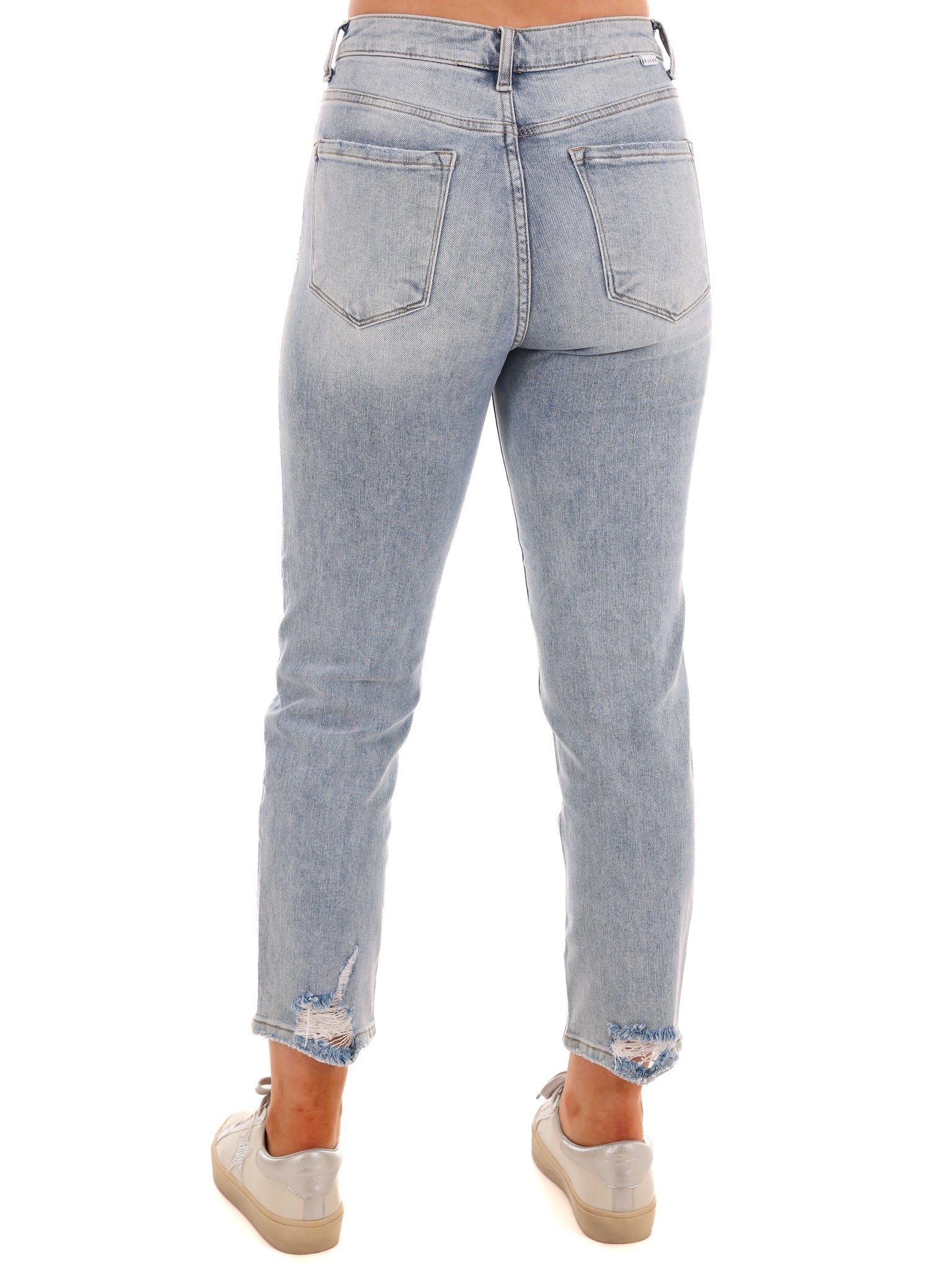 You Send Me High Waist Straight Jeans