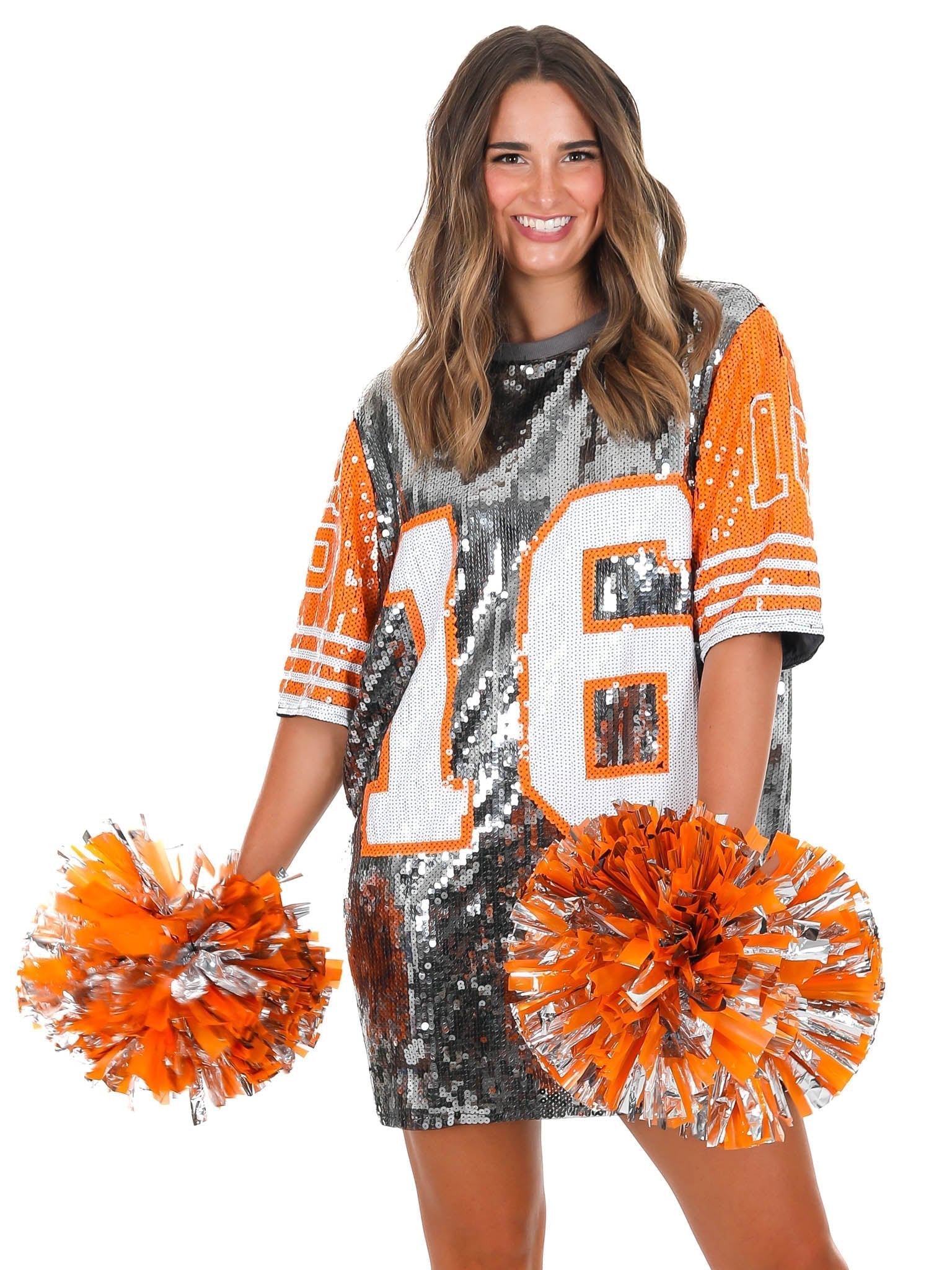 16 Sequin Jersey Dress