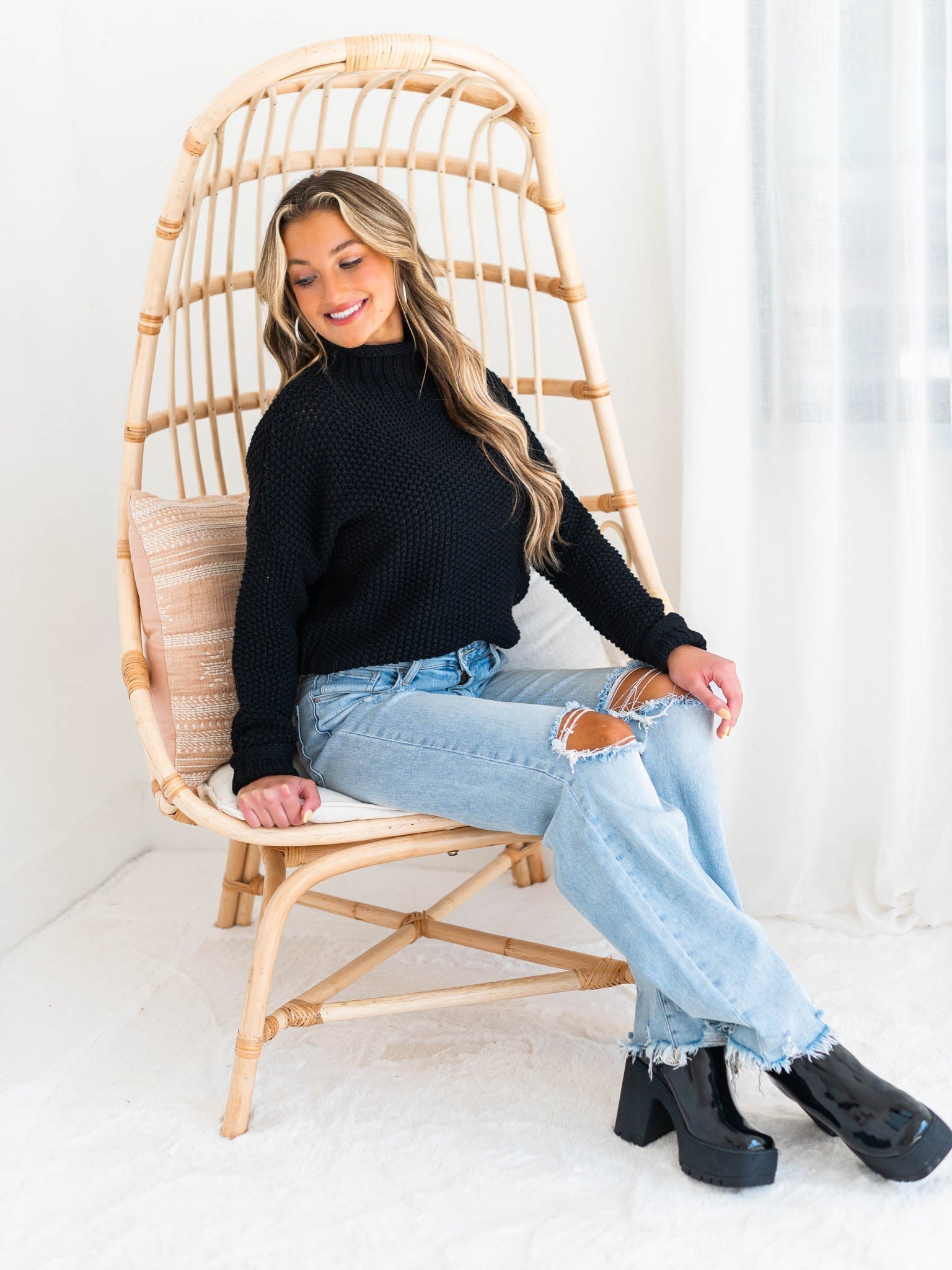 Arm Candy Turtleneck Sweater