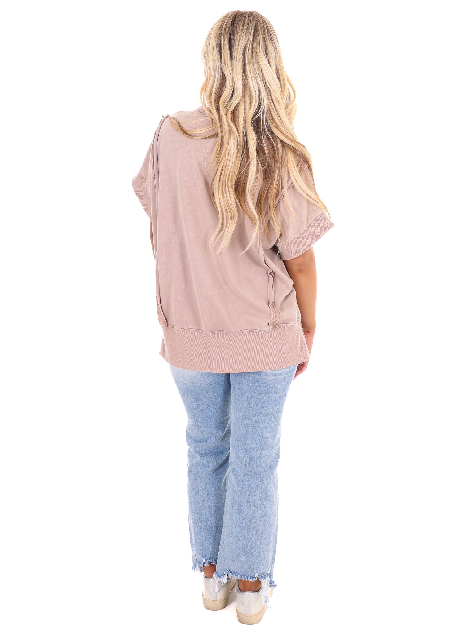 You Were Mine Oversized Top