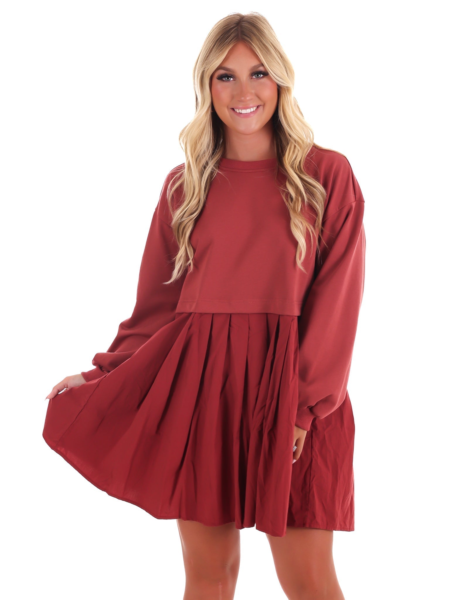 Breezy Delight Contrast Dress