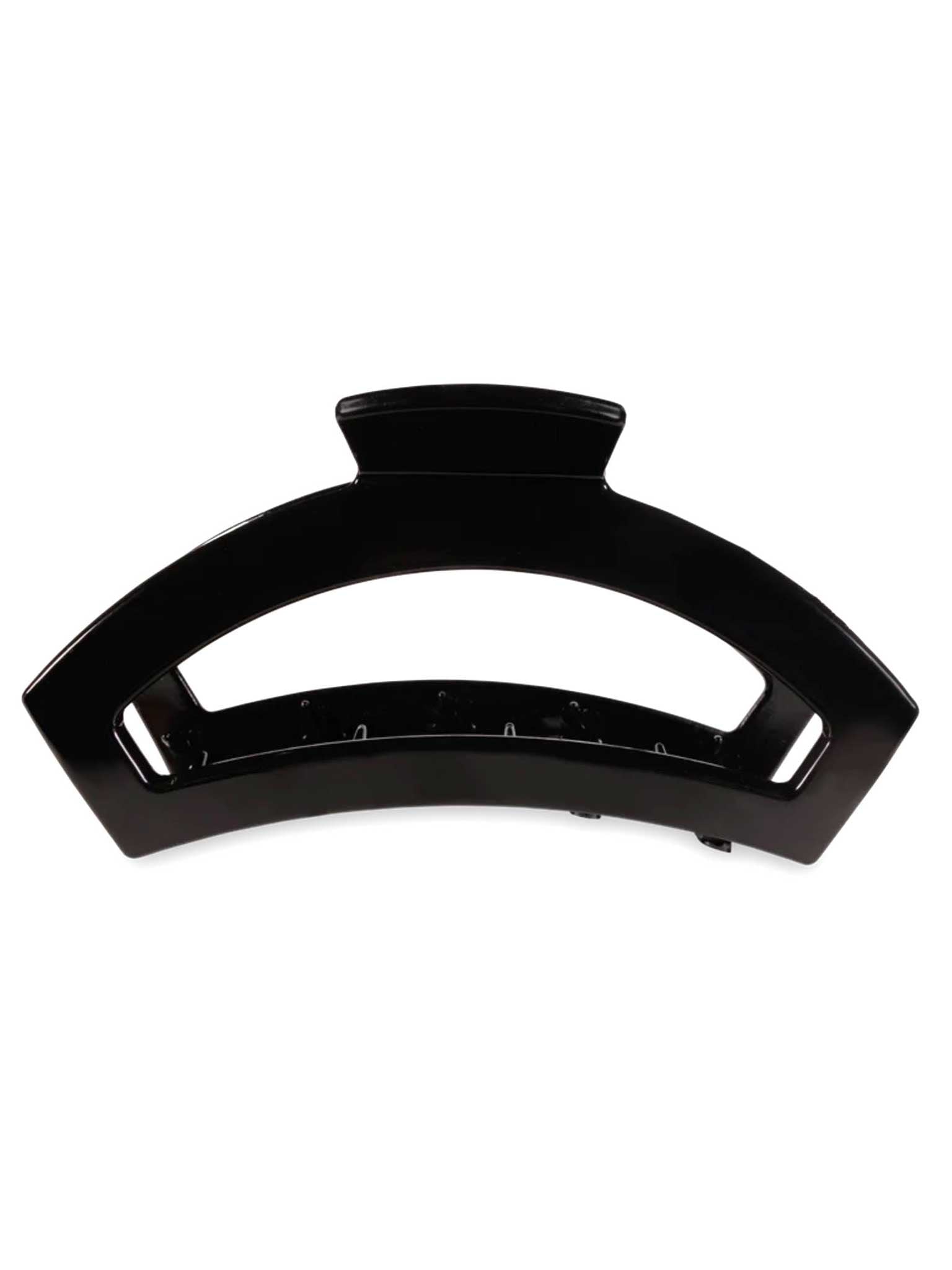 Teleties Open Jet Black Large Hair Clip