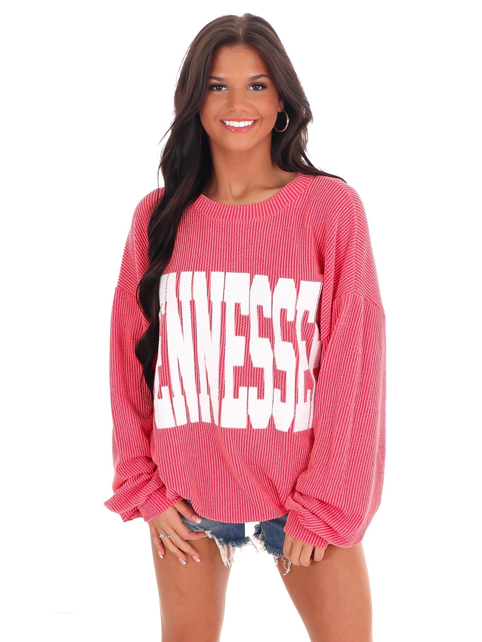 Tennessee Ribbed Oversized Pullover