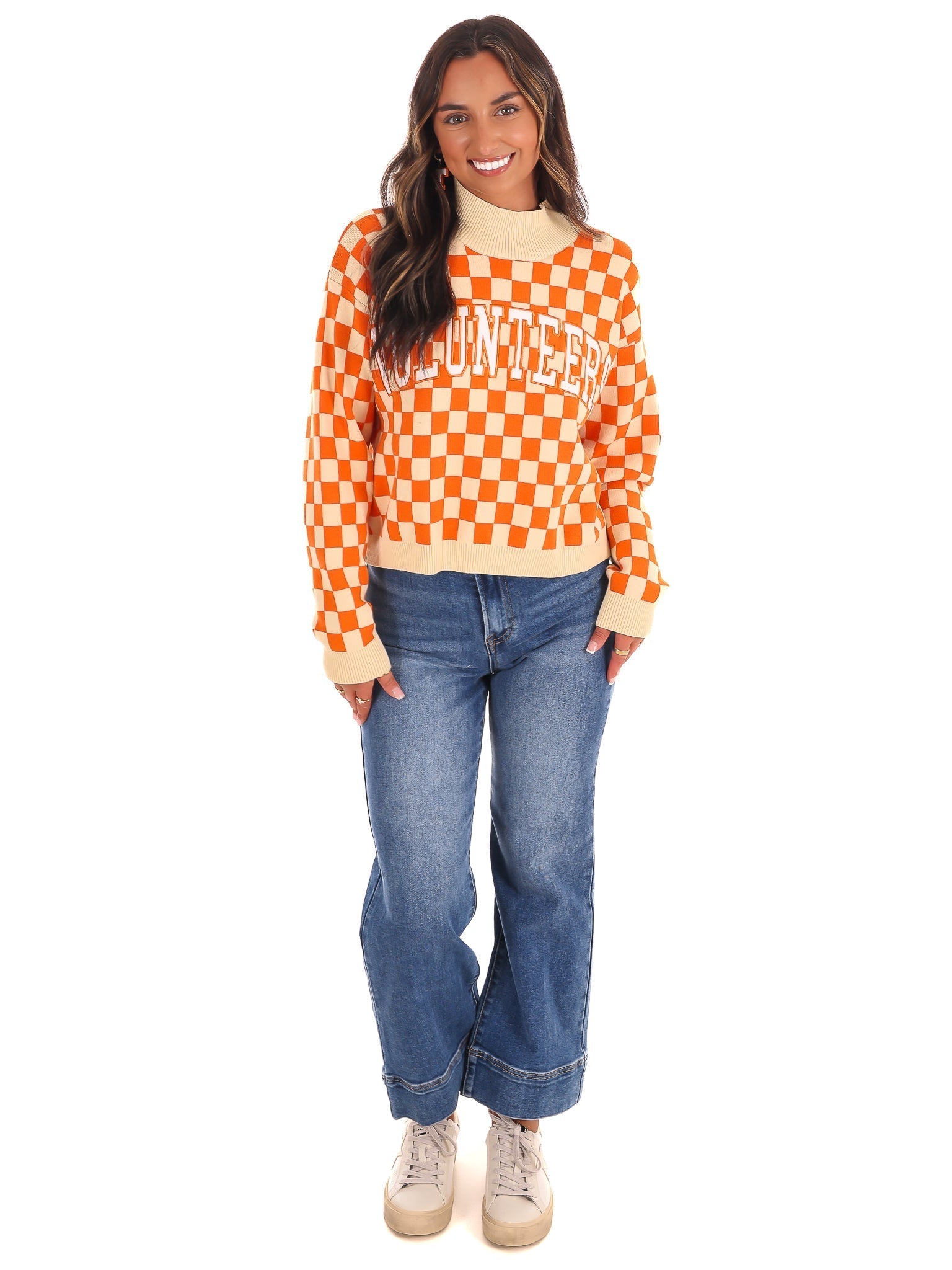 U Of Tennessee Checkerboard Sweater