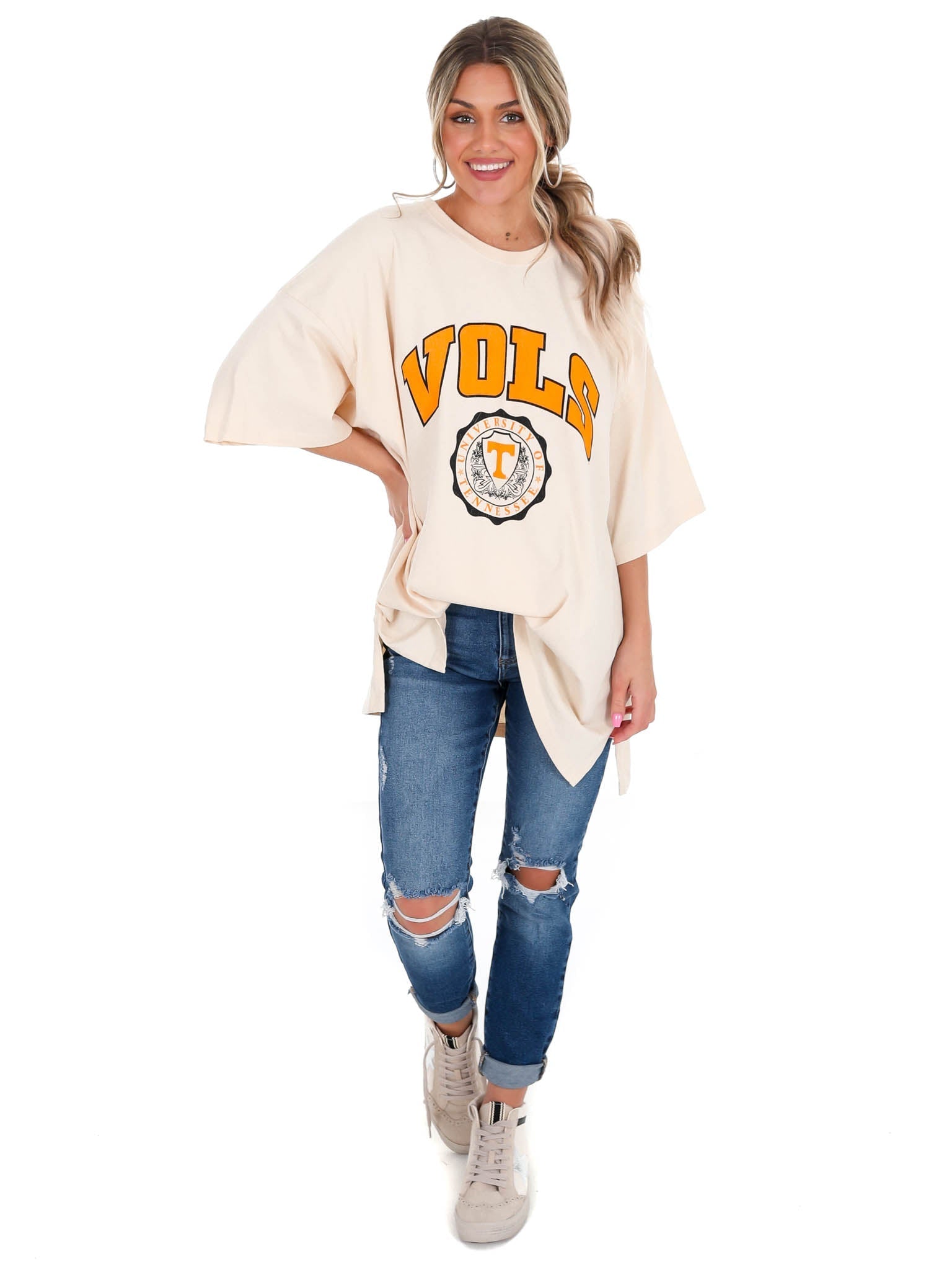 Tennessee Ivory Winnie Oversized Tee