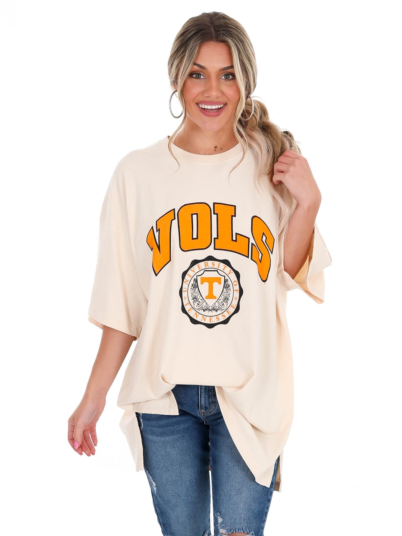 Tennessee Ivory Winnie Oversized Tee