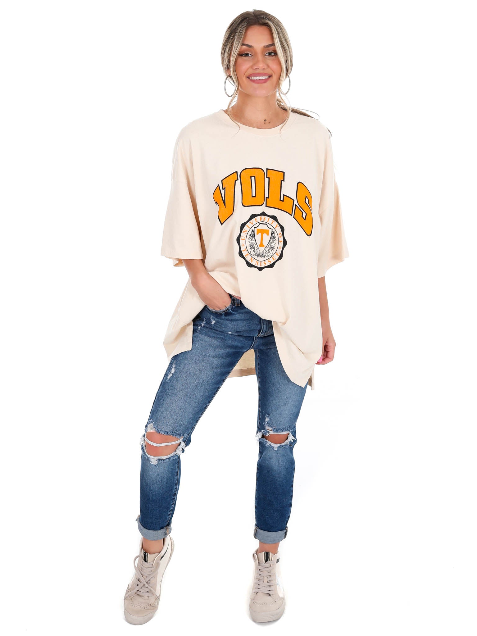 Tennessee Ivory Winnie Oversized Tee