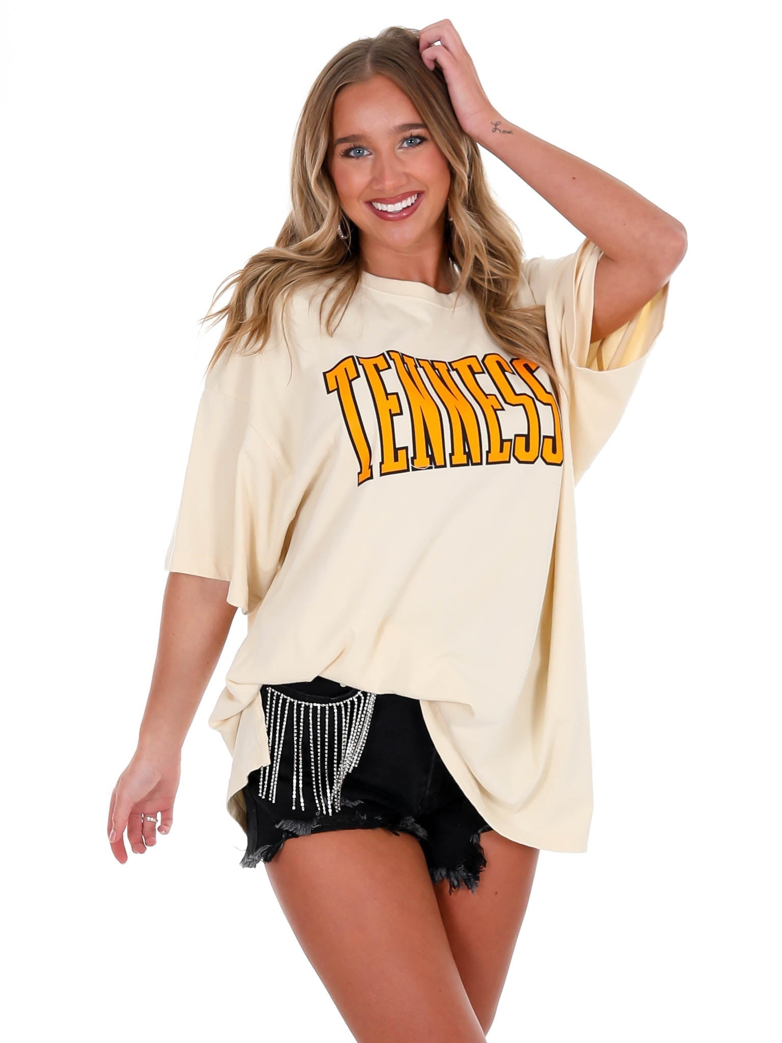Tennessee Ivory Southlawn Rock Oversized Tee