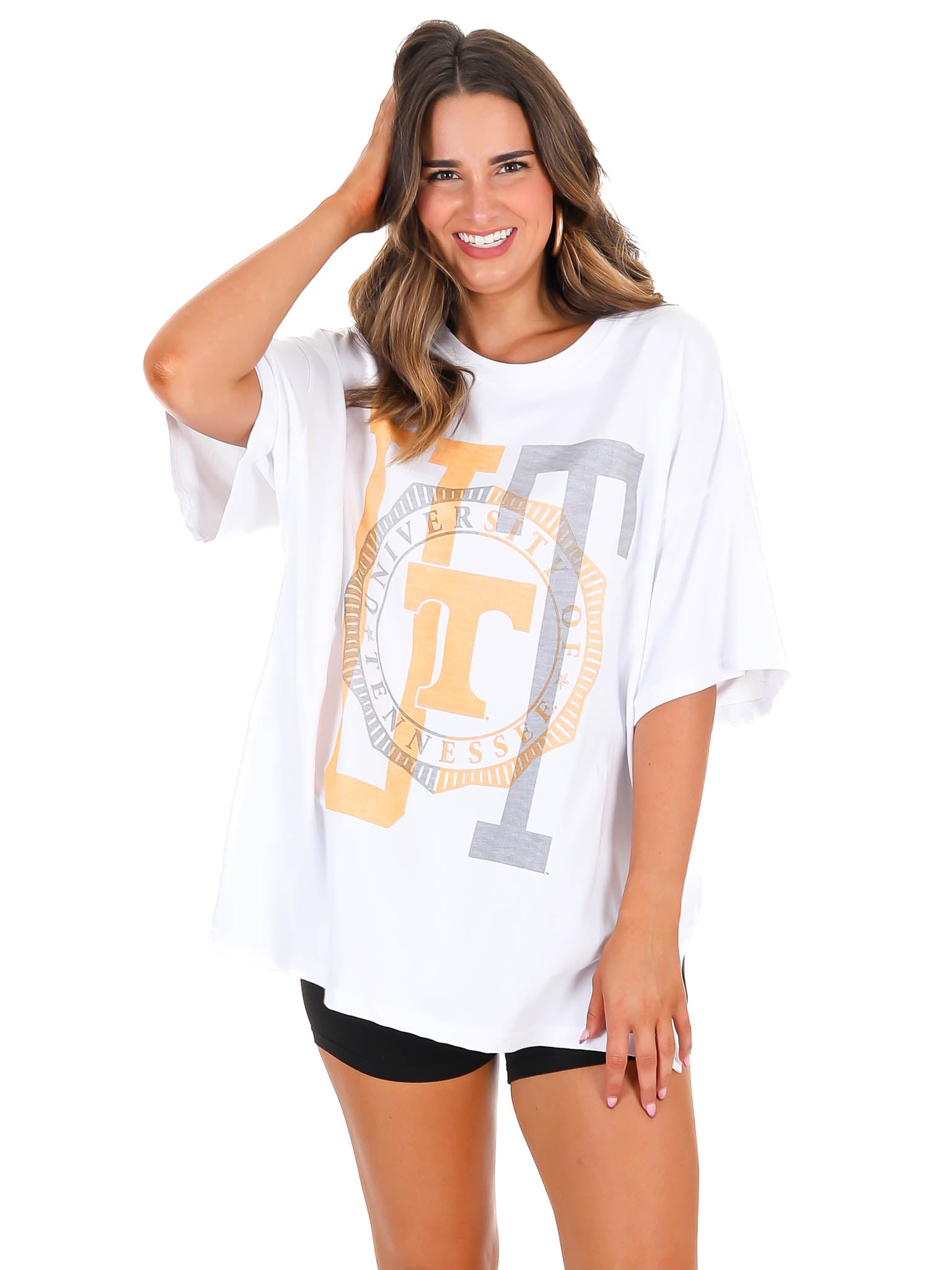 Tennessee Overprint Block Oversized Tee