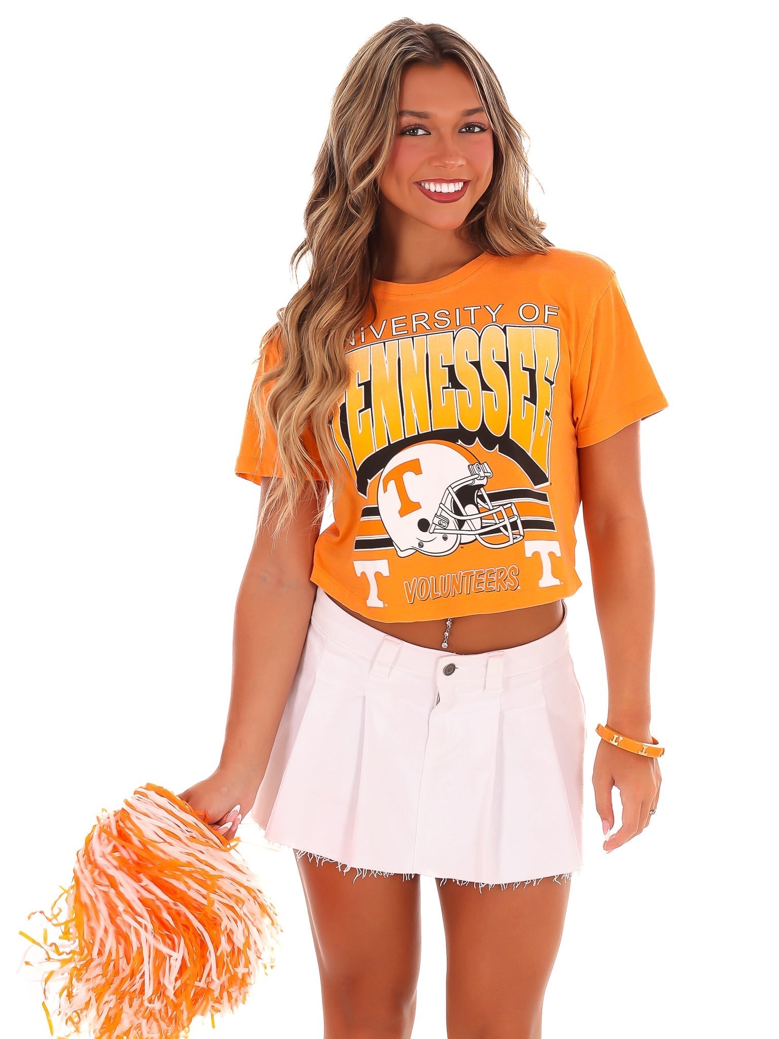 Tennessee Helmet Crop Top