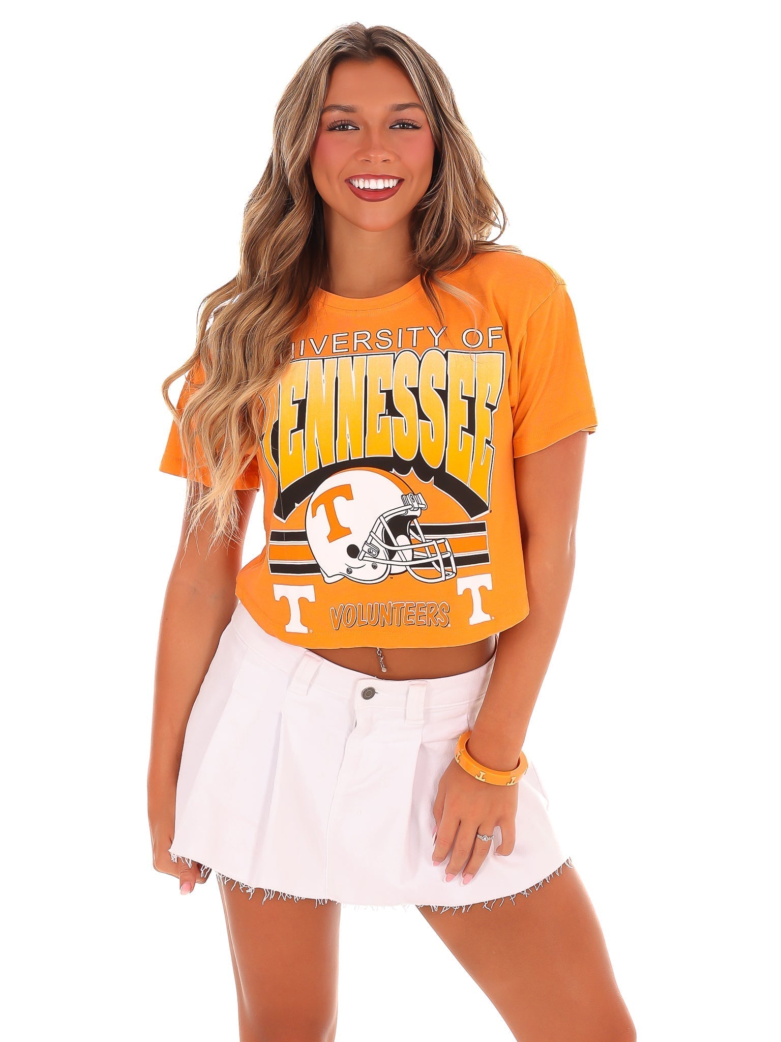 Tennessee Helmet Crop Top