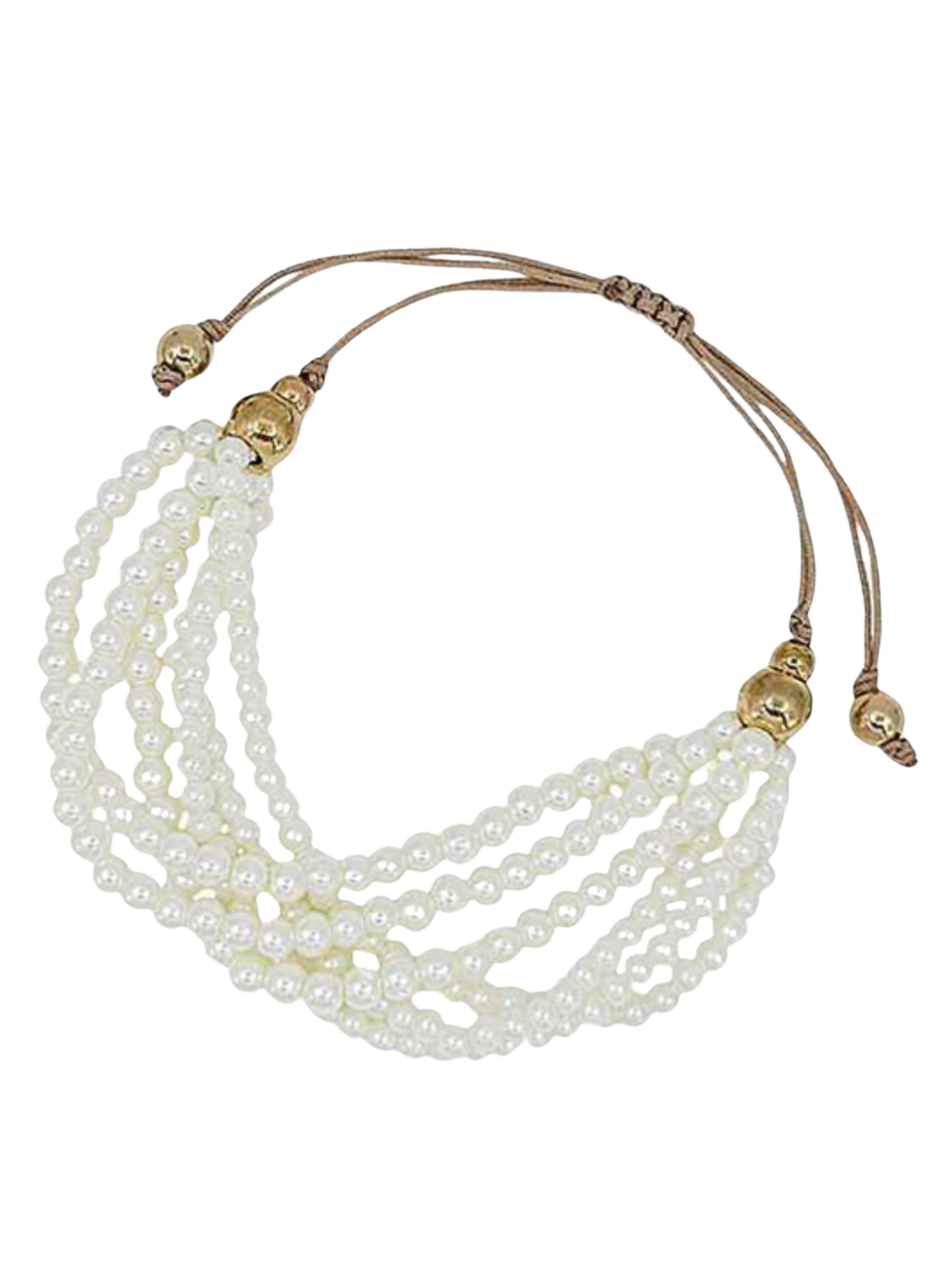 Adjustable Pearl Code Bracelet