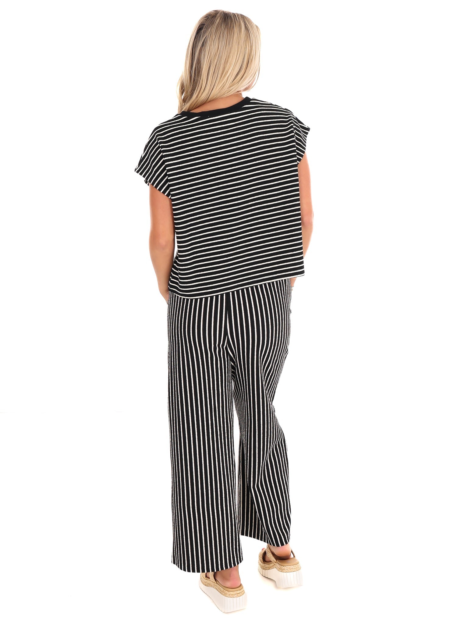 All is Well Stripe Two Piece Set